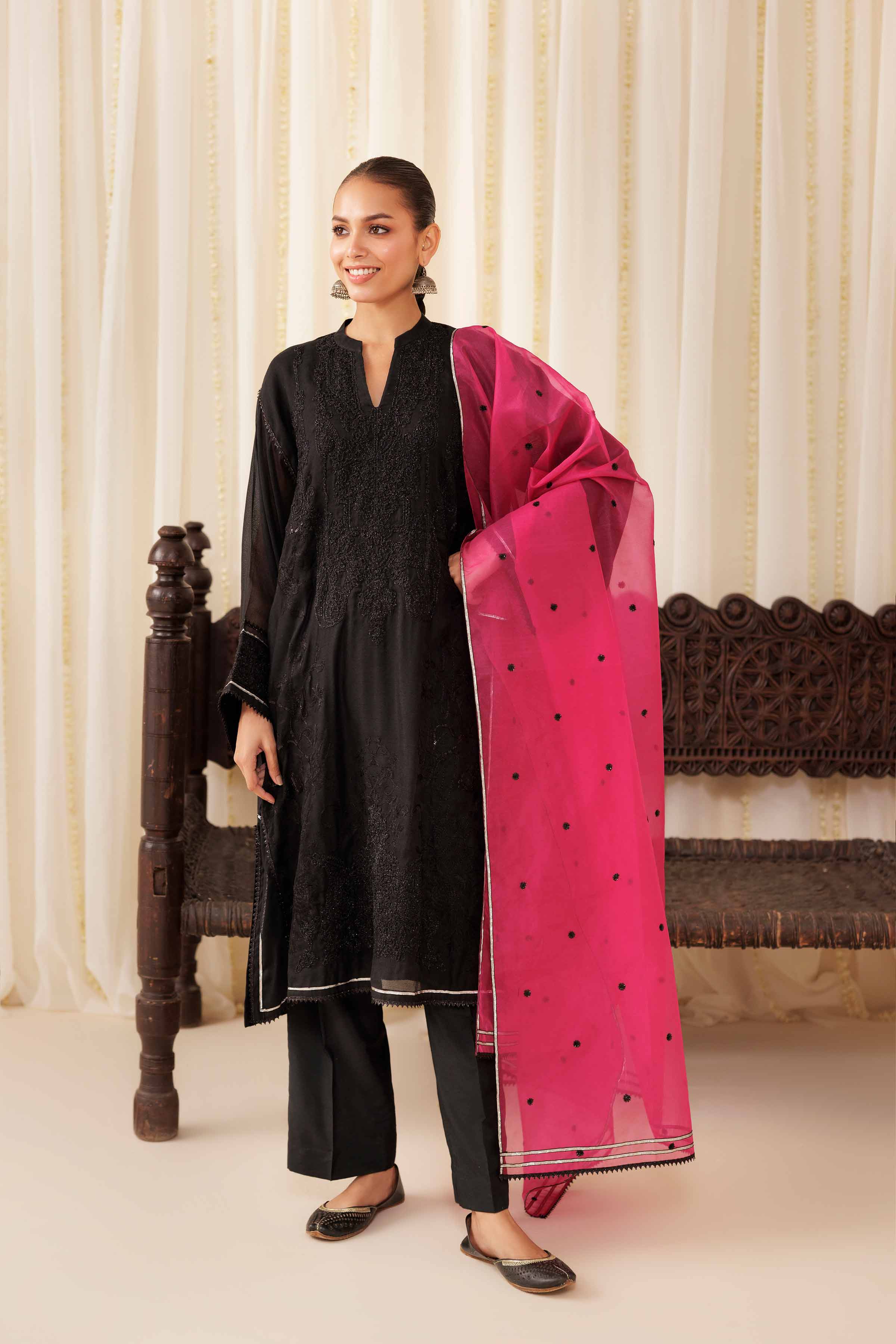 3 Piece - Embroidered Suit - PFE25-50