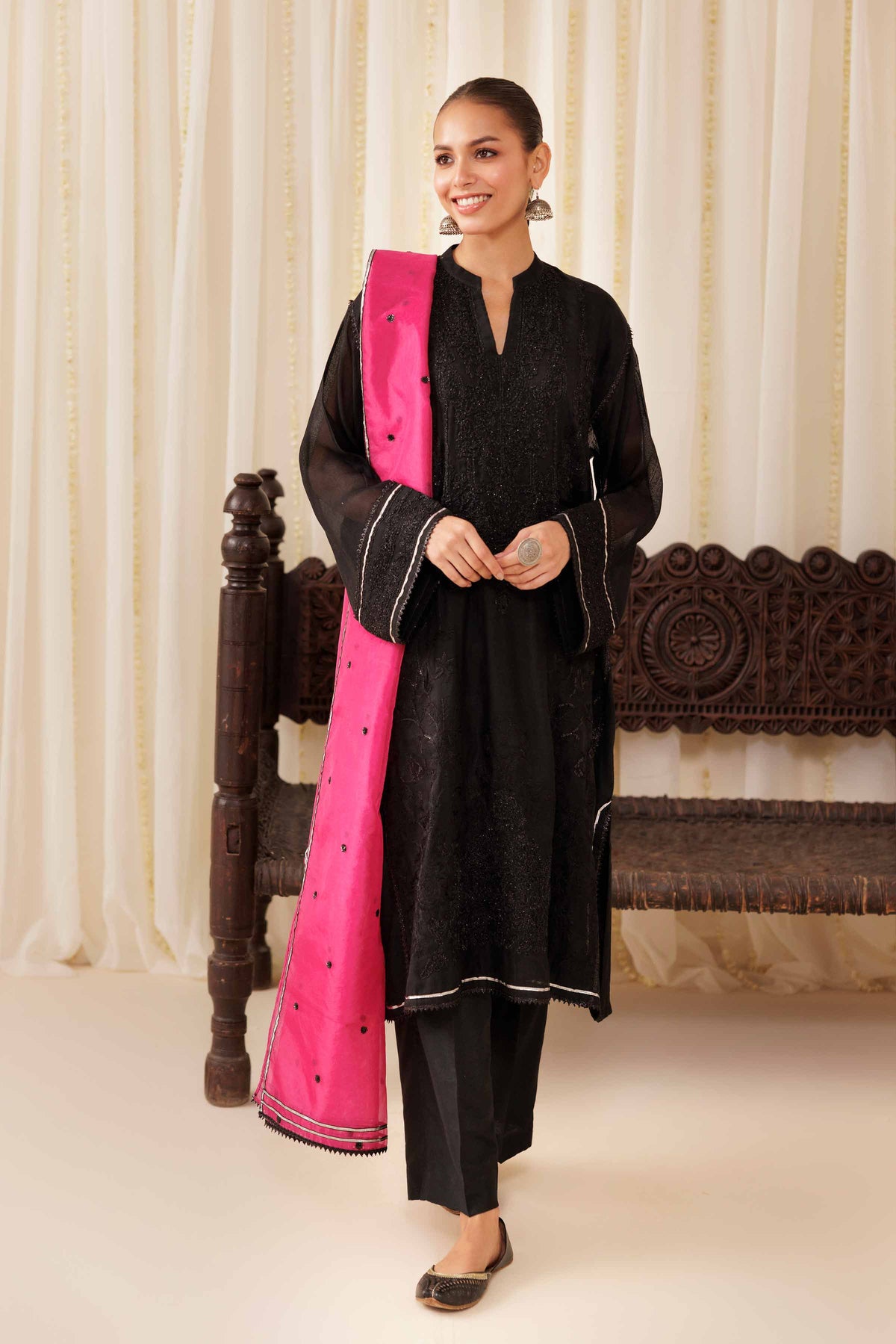 3 Piece - Embroidered Suit - PFE25-50