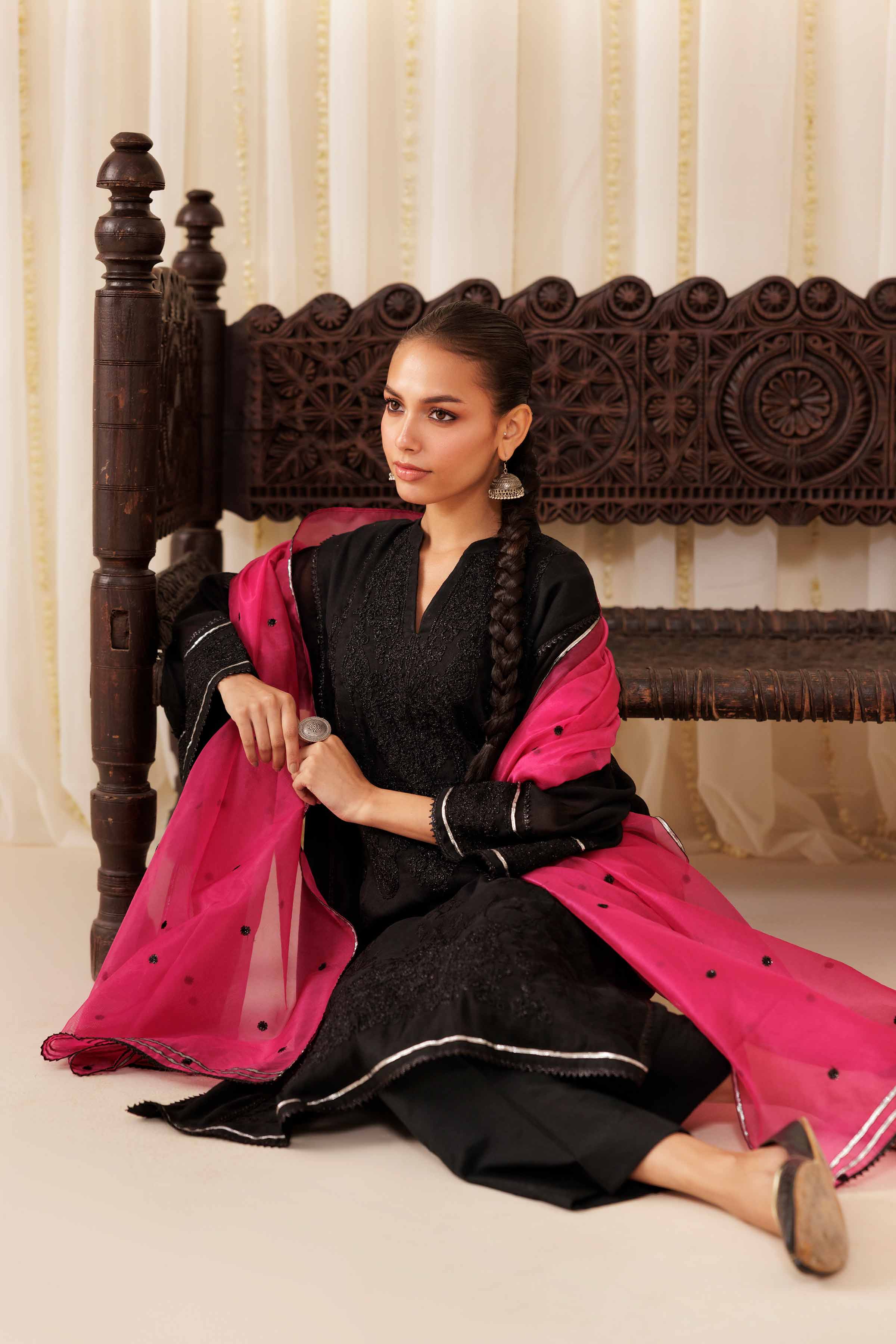 3 Piece - Embroidered Suit - PFE25-50