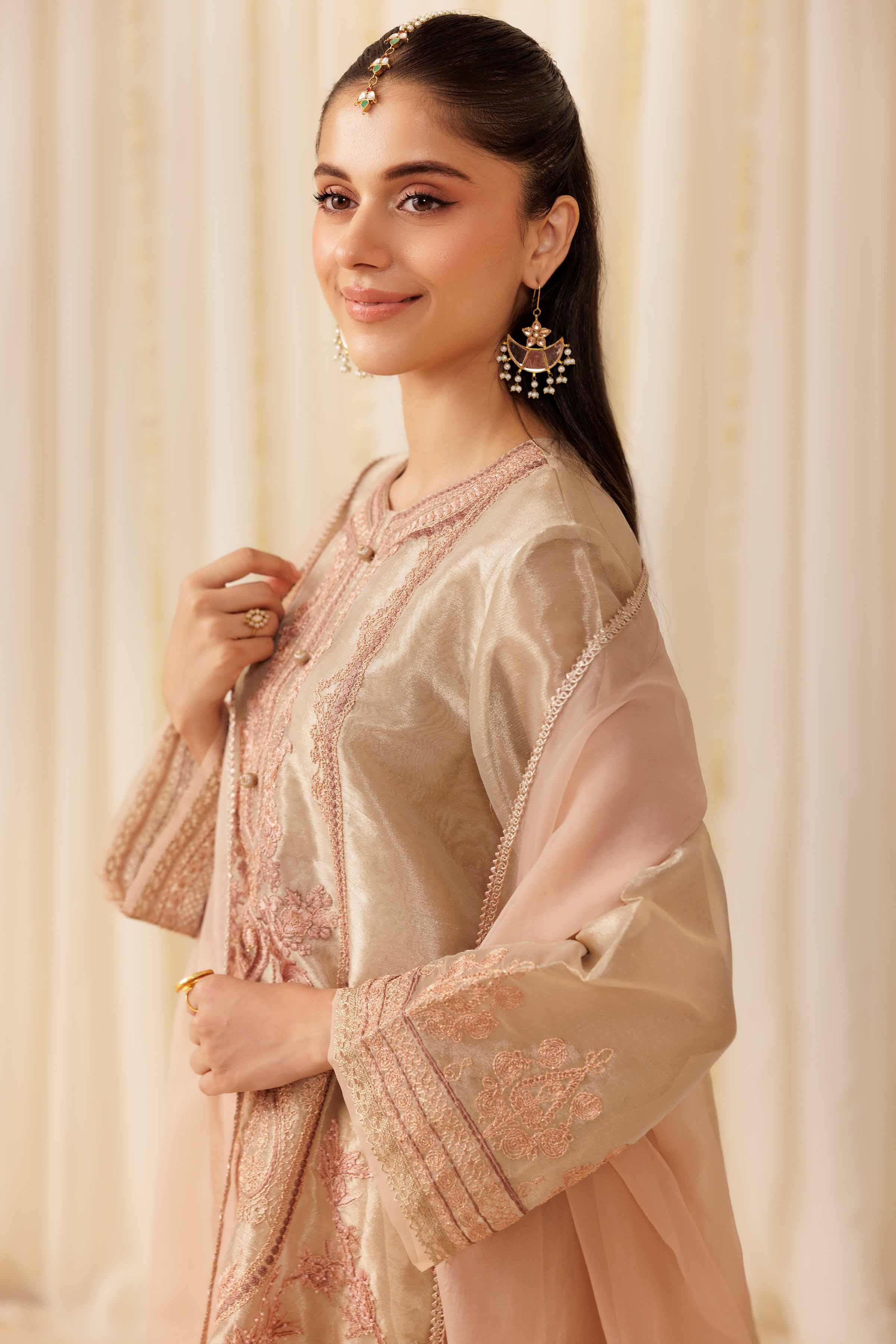 3 Piece - Embroidered Suit - PFE25-55