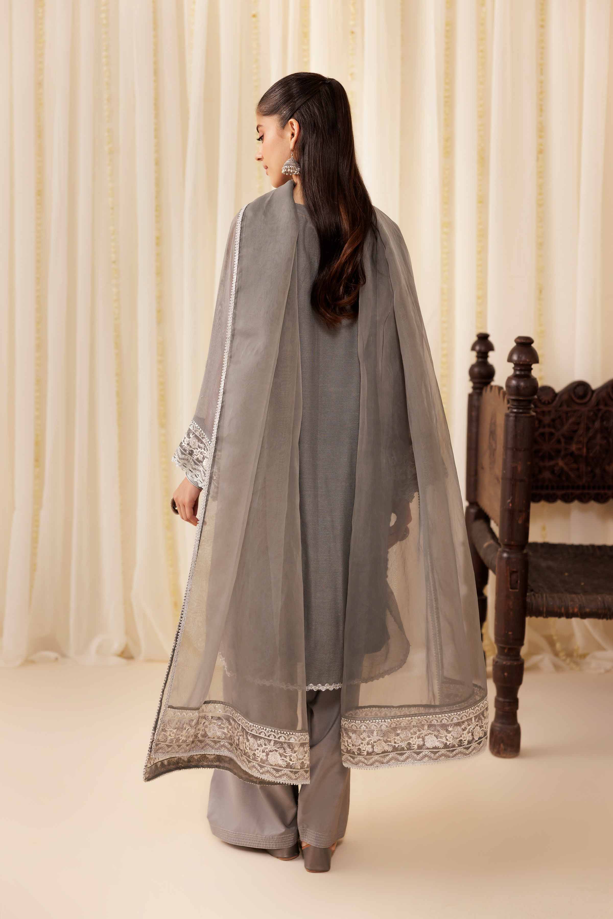 3 Piece - Embroidered Suit - PFE25-56