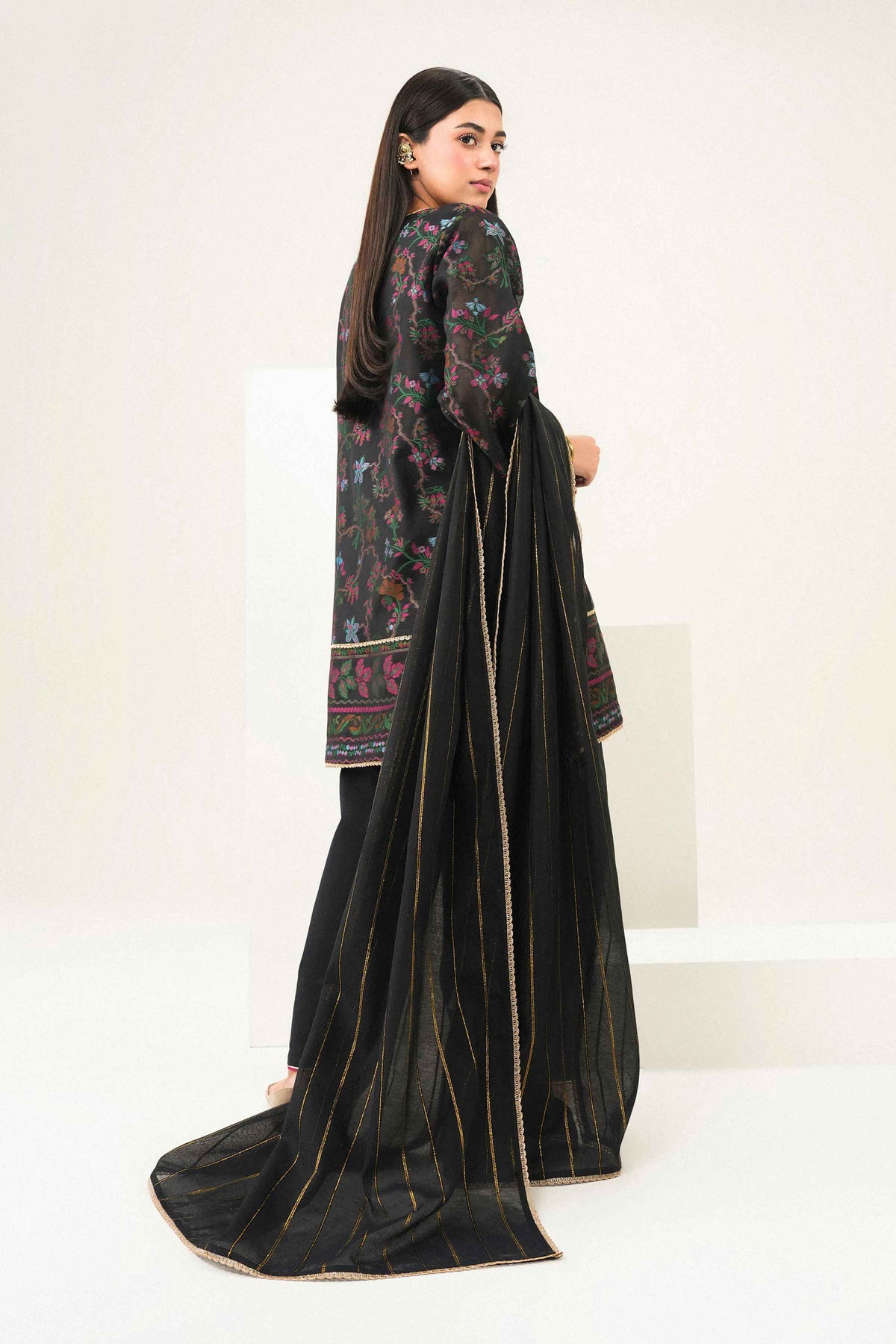 3 Piece - Embroidered Suit - PFE26-53