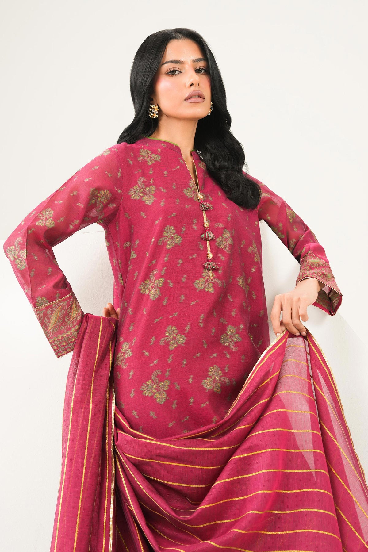 3 Piece - Printed Suit - PFE26-54
