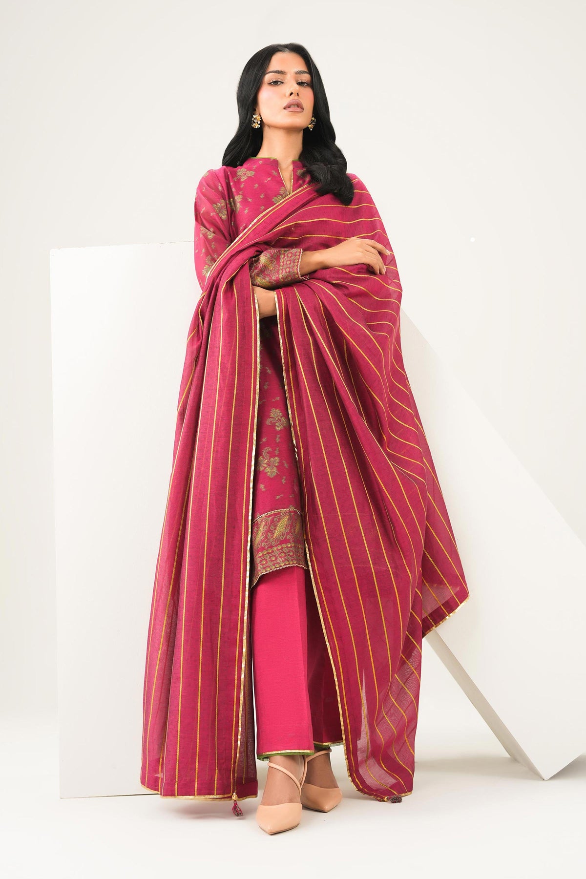 3 Piece - Printed Suit - PFE26-54