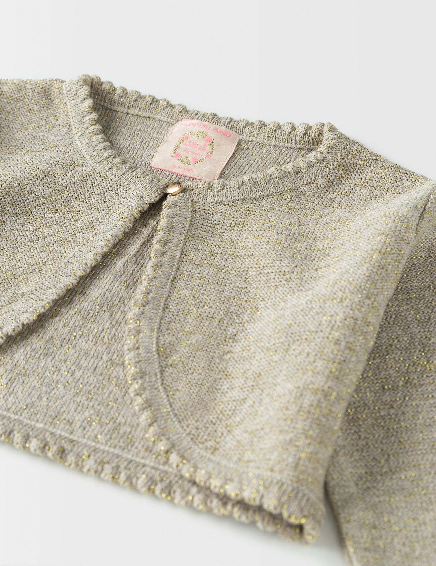 Grey Shimmery Shrug