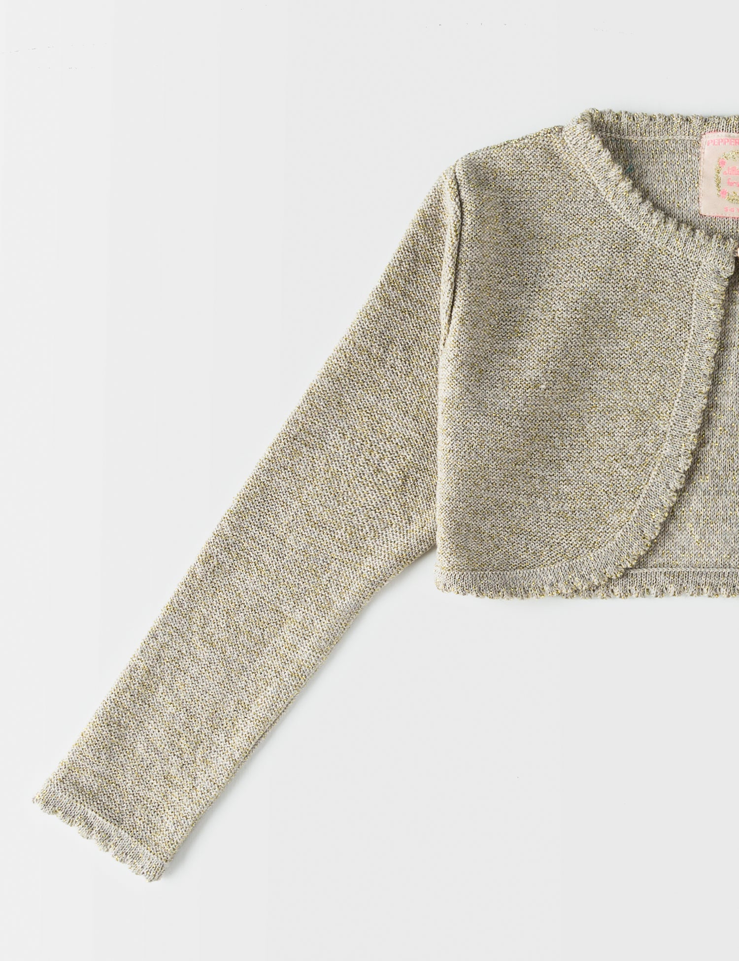 Grey Shimmery Shrug