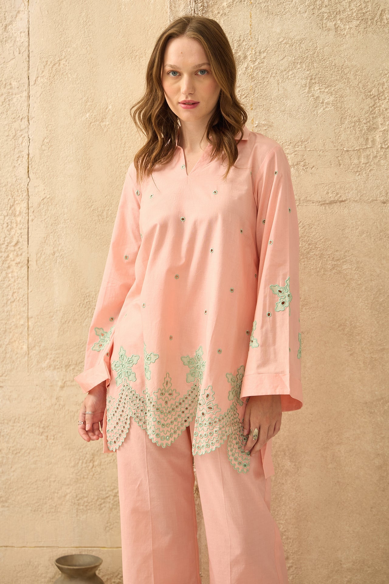 Serena - Embroidered 2Pc Co-ords Set