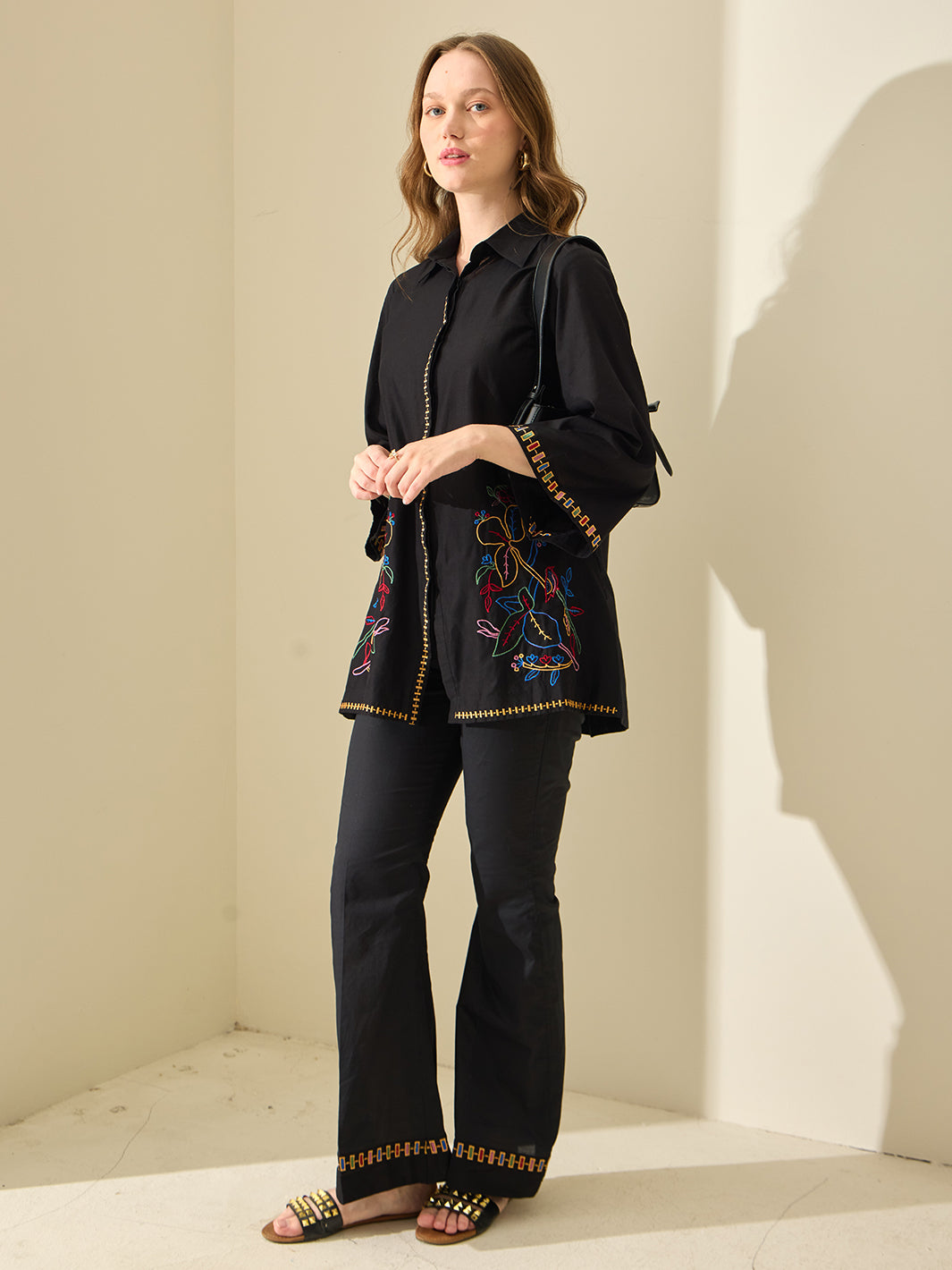 Elara - Embroidered 2Pc Co-ords Set