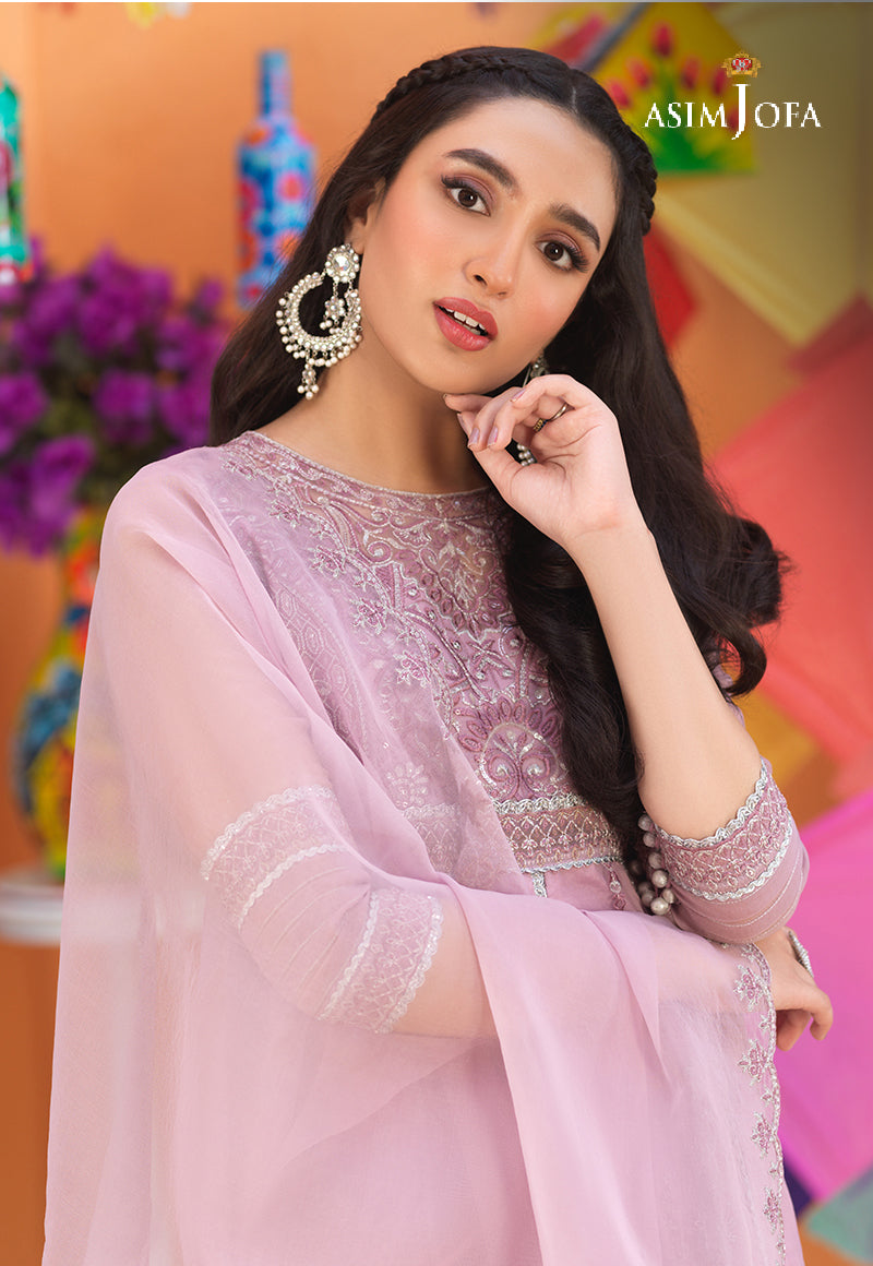 AJFC-59 EMBROIDERED ORGANZA 3 PCS