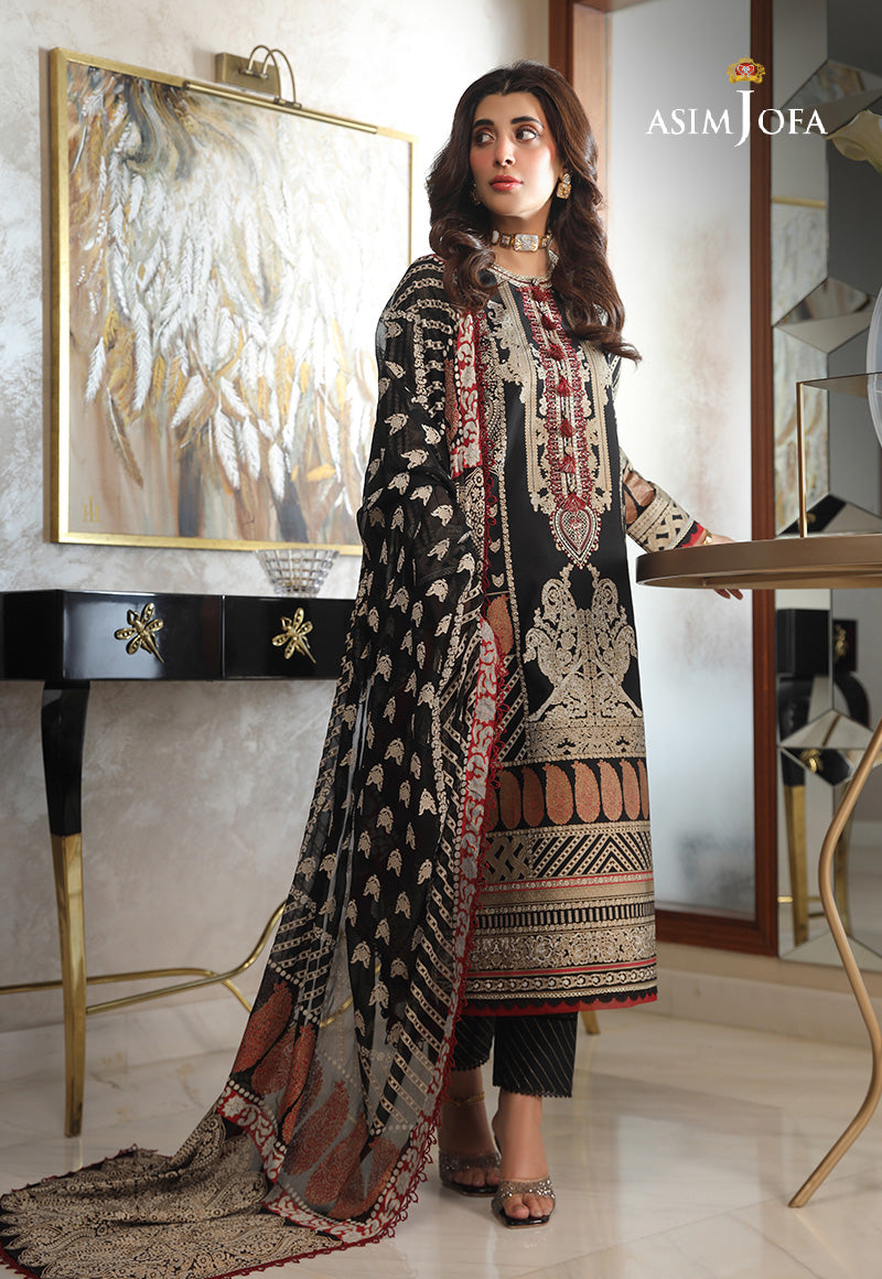 AJAI-03 EMBROIDERED COTTON SILK 3 PCS