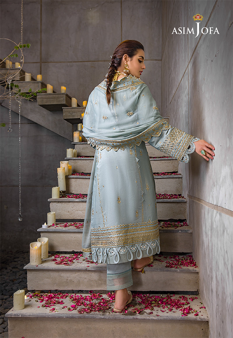 AJCK-03 EMBROIDERED LAWN 3 PCS