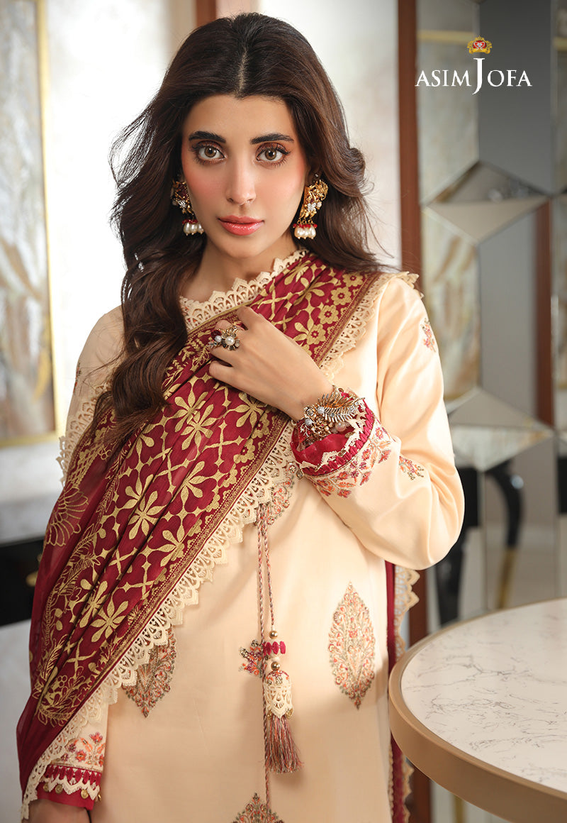 AJAI-17 EMBROIDERED CAMBRIC 3 PCS