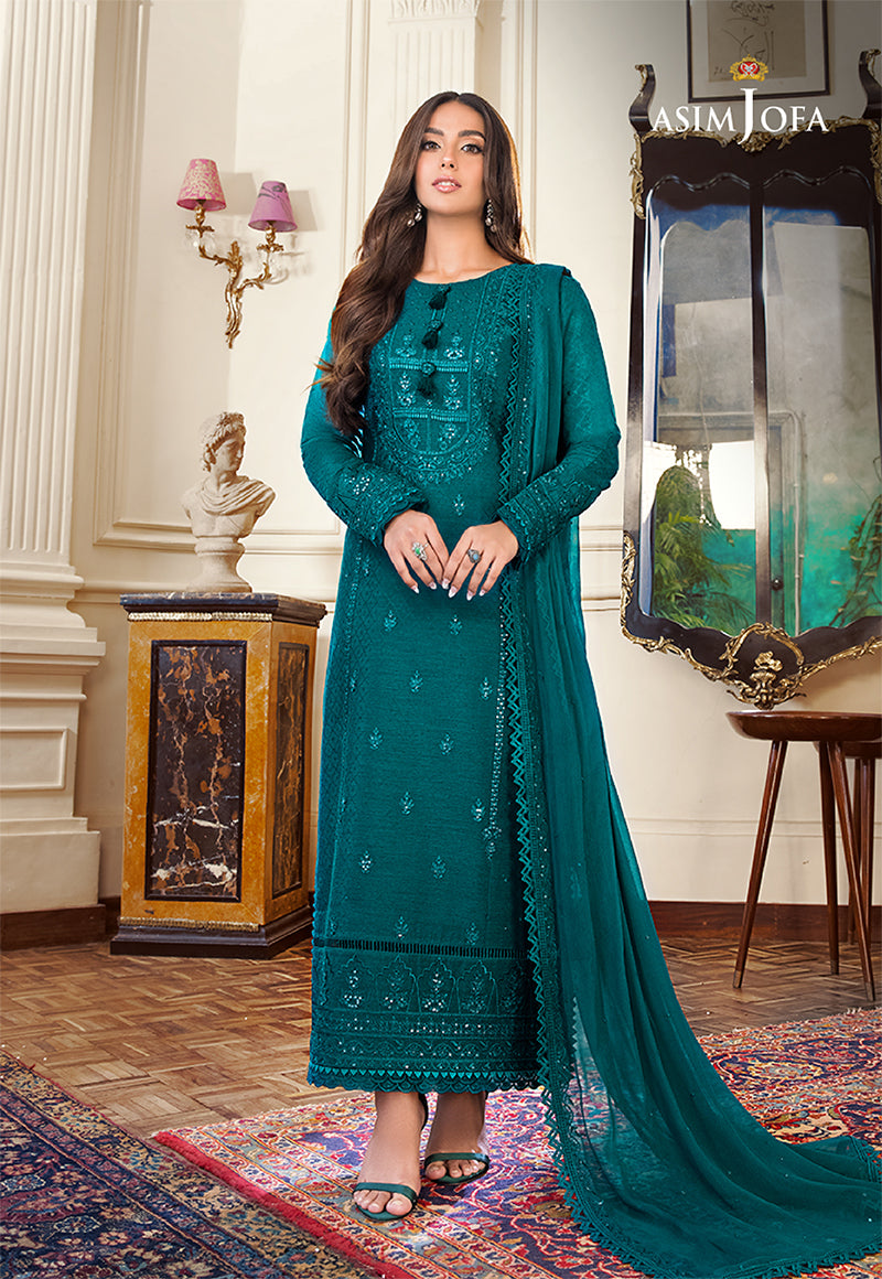 AJIM-15 EMBROIDERED SELF-JACQUARD 3 PCS