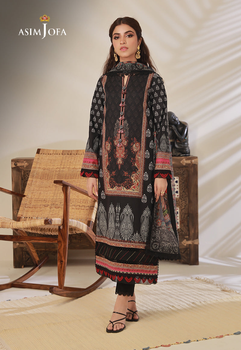 AJBP-17 PRINTED CAMBRIC 3 PCS