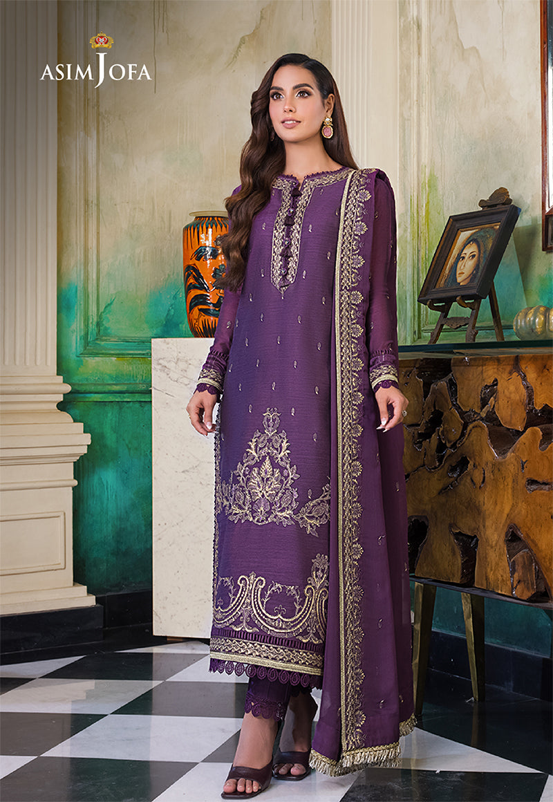 AJIM-05 EMBROIDERED PAPER COTTON 3 PCS