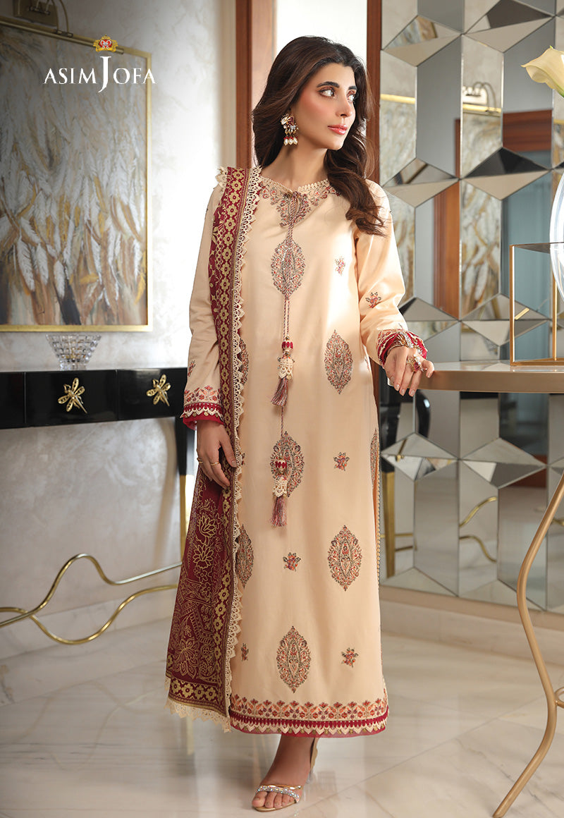 AJAI-17 EMBROIDERED CAMBRIC 3 PCS