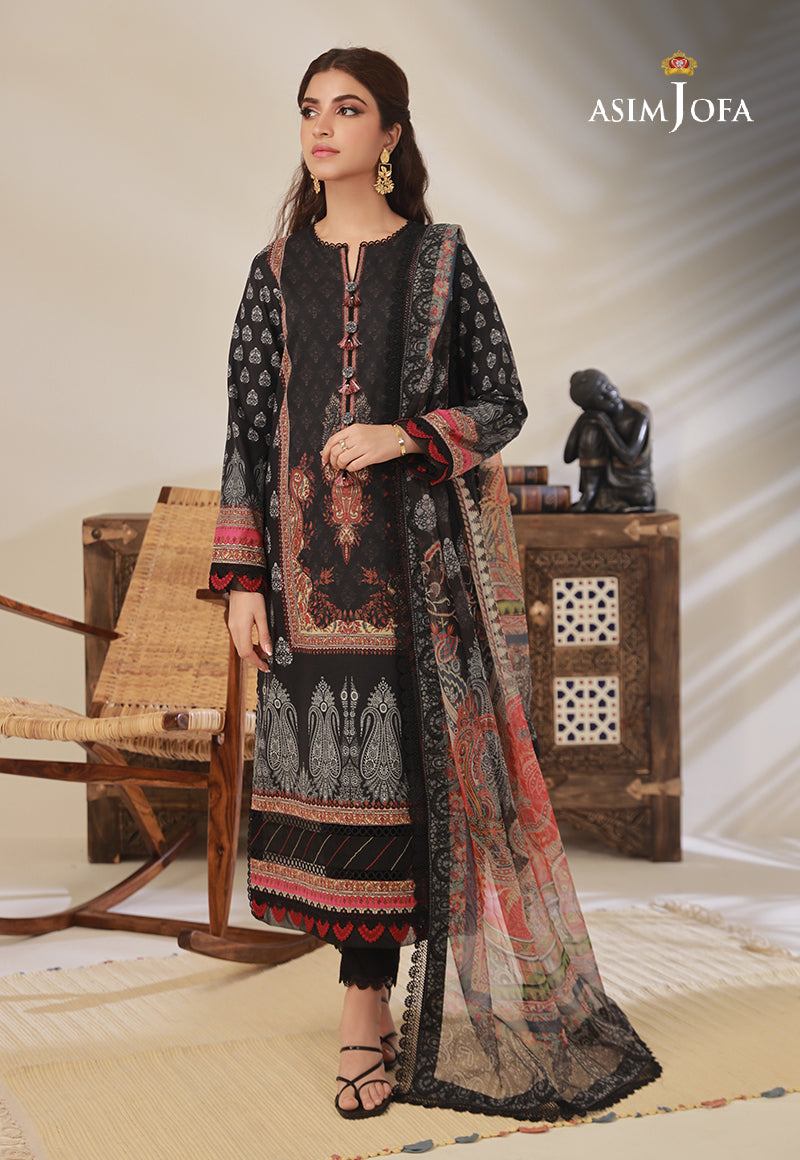 AJBP-17 PRINTED CAMBRIC 3 PCS