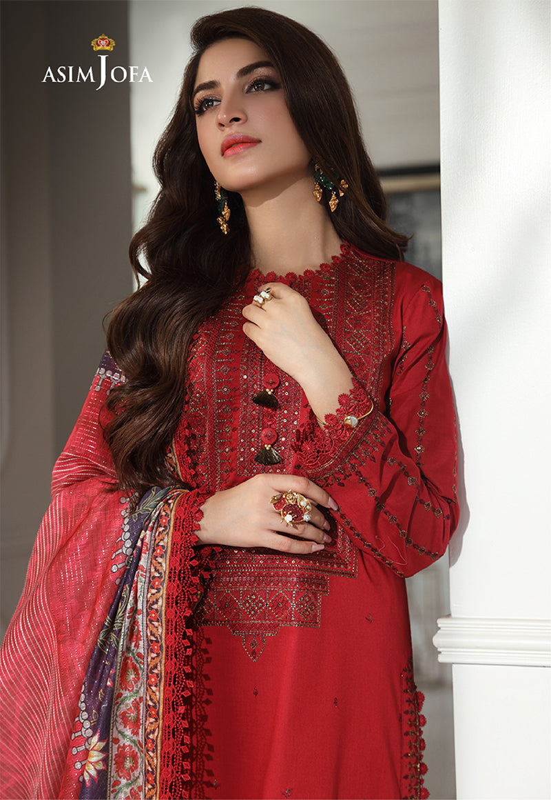 AJAI-15 EMBROIDERED CAMBRIC 3 PCS