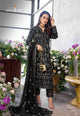 AJRLD-10 EMBROIDERED WOVEN JACQUARD LAWN STITCHED 3 PCS