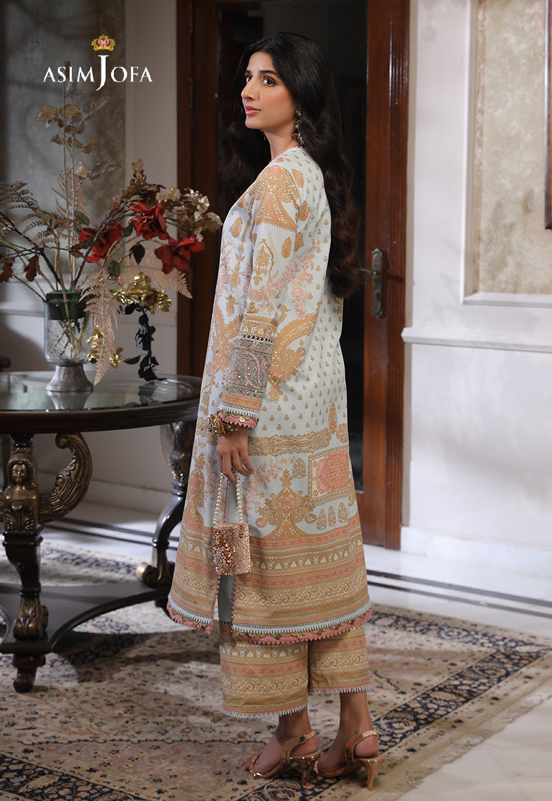 Ajai-07 Embroidered Cambric 2 Pcs