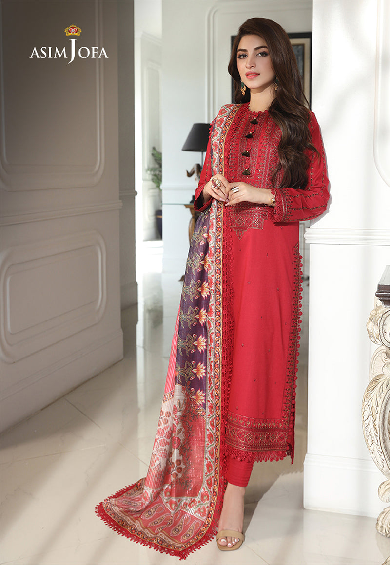 AJAI-15 EMBROIDERED CAMBRIC 3 PCS
