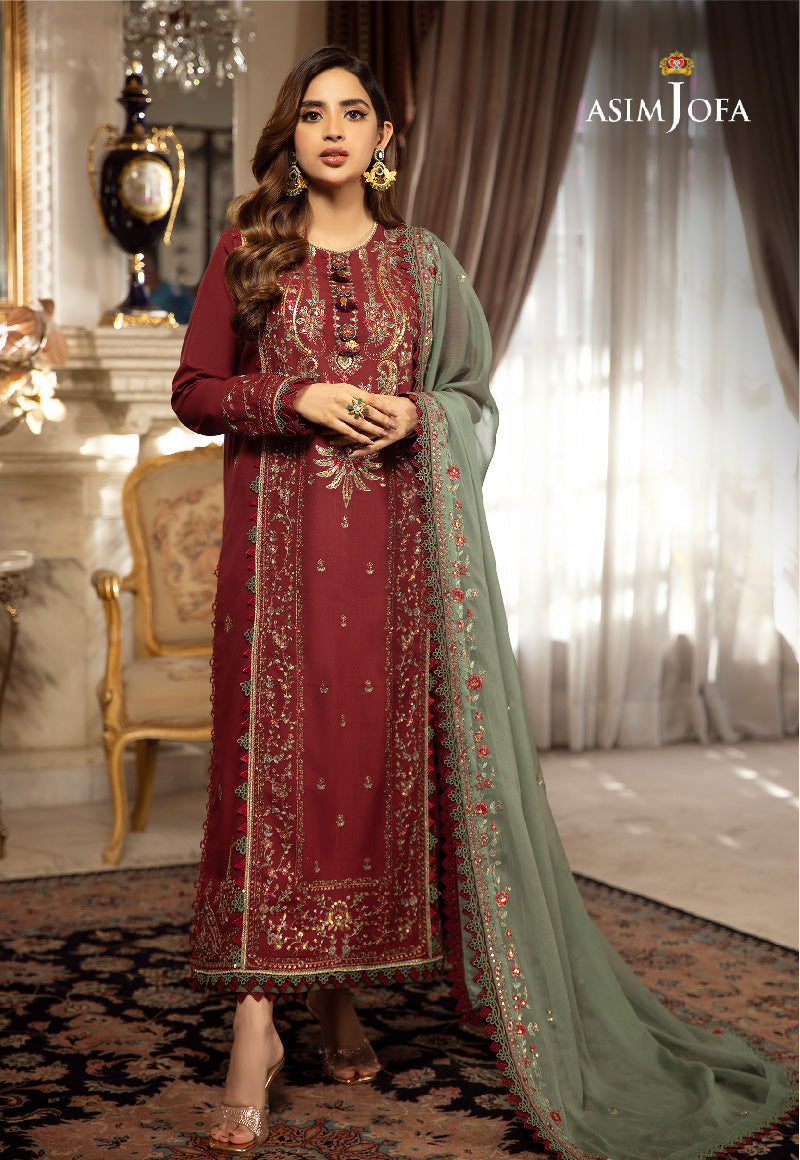 AJAI-06 EMBROIDERED CAMBRIC 2 PCS