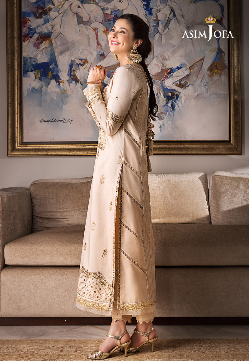 AJZS-15 EMBROIDERED RAW SILK 1 PC