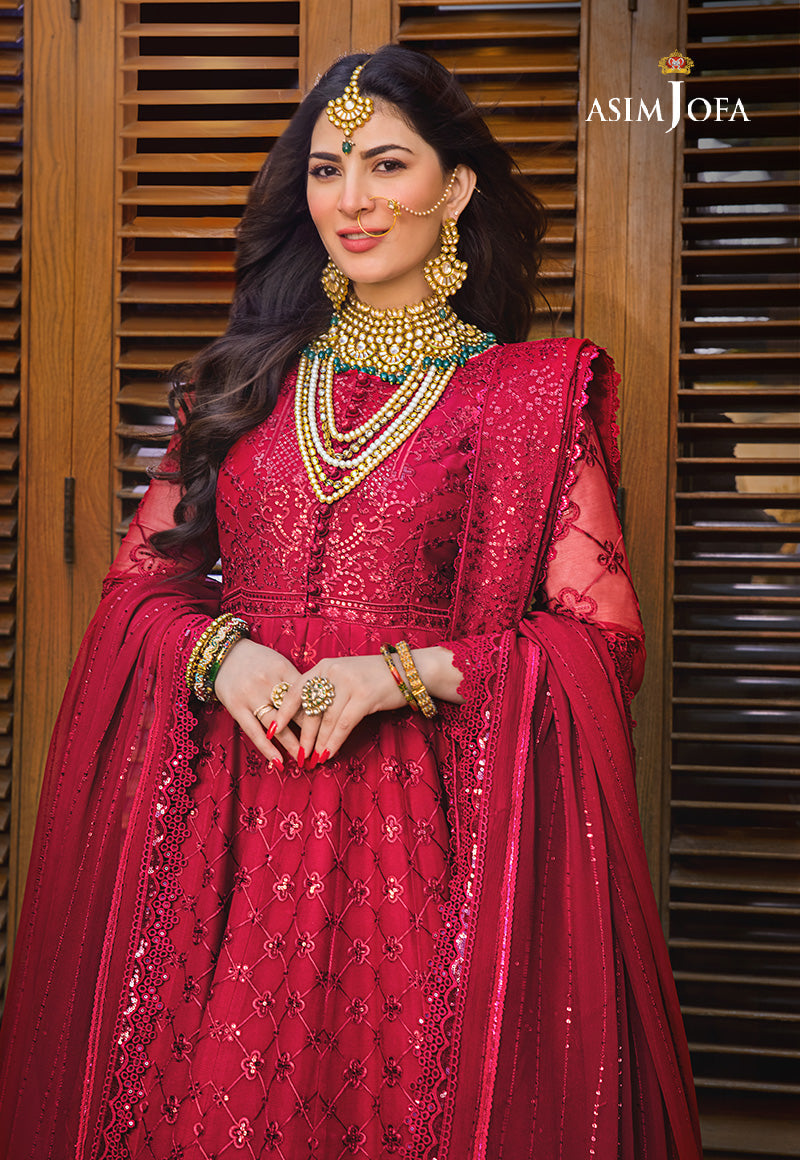 AJBND-03 EMBROIDERED CHIFFON STITCHED 3 PCS