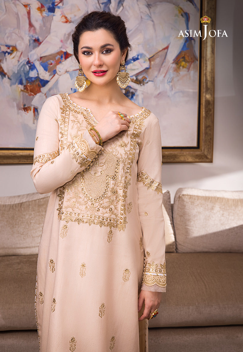 AJZS-15 EMBROIDERED RAW SILK 1 PC
