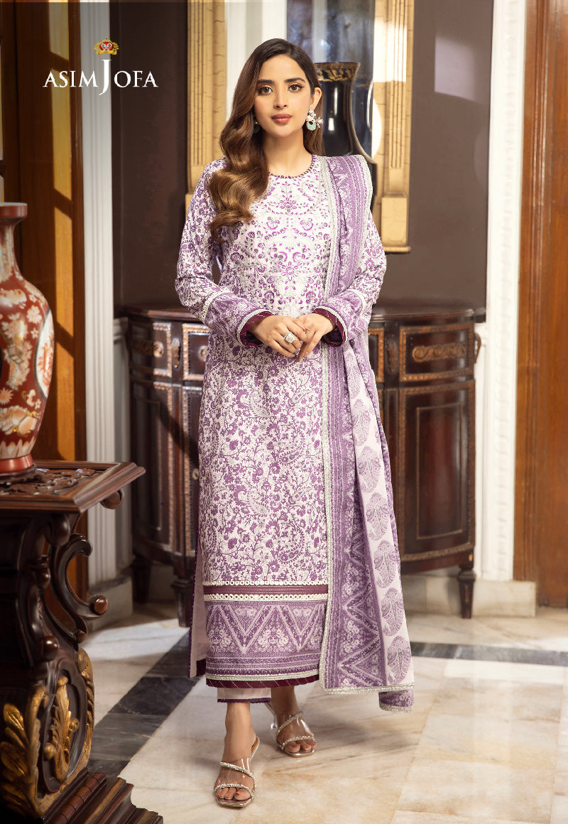 AJAI-27 EMBROIDERED CAMBRIC 3 PCS