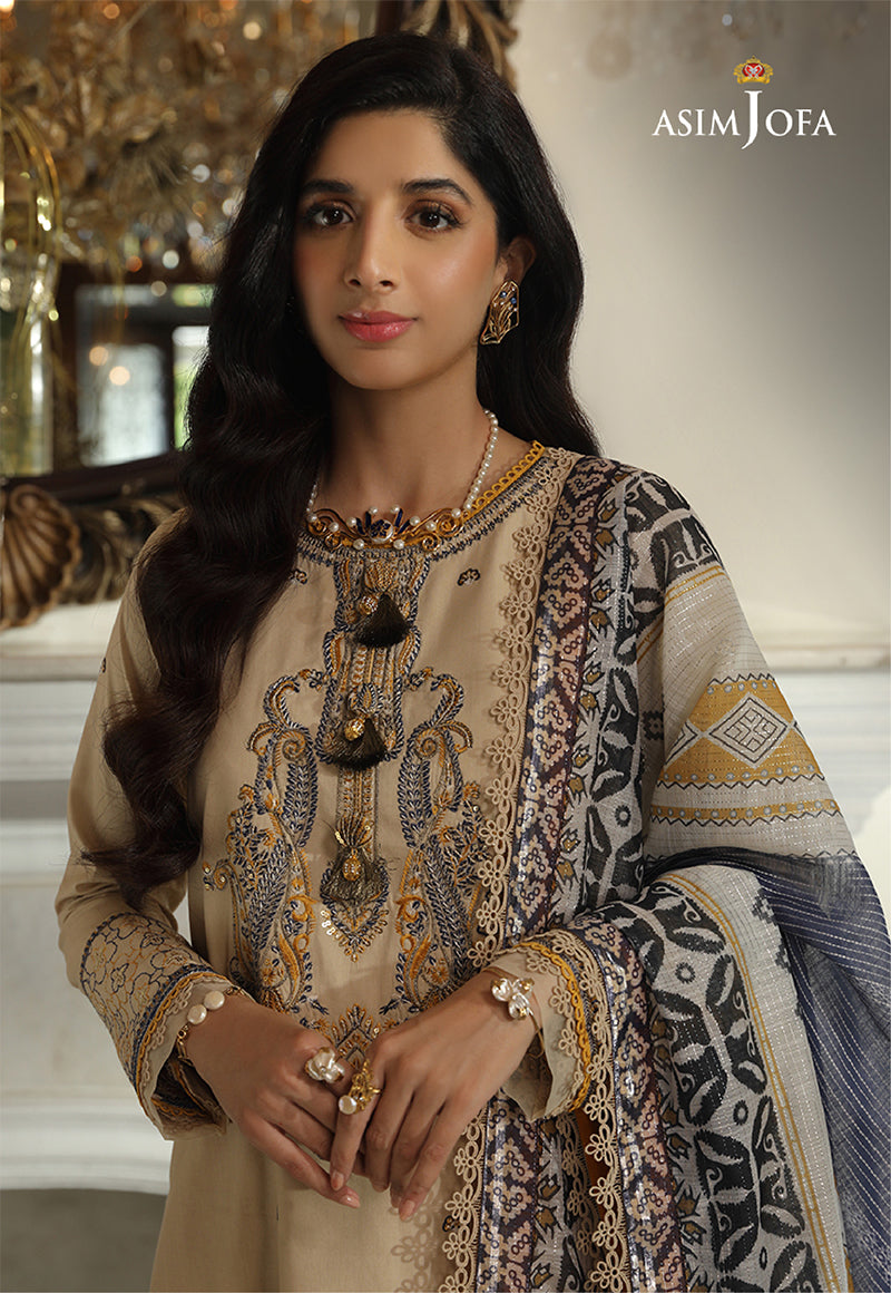 AJAI-14 EMBROIDERED CAMBRIC 3 PCS
