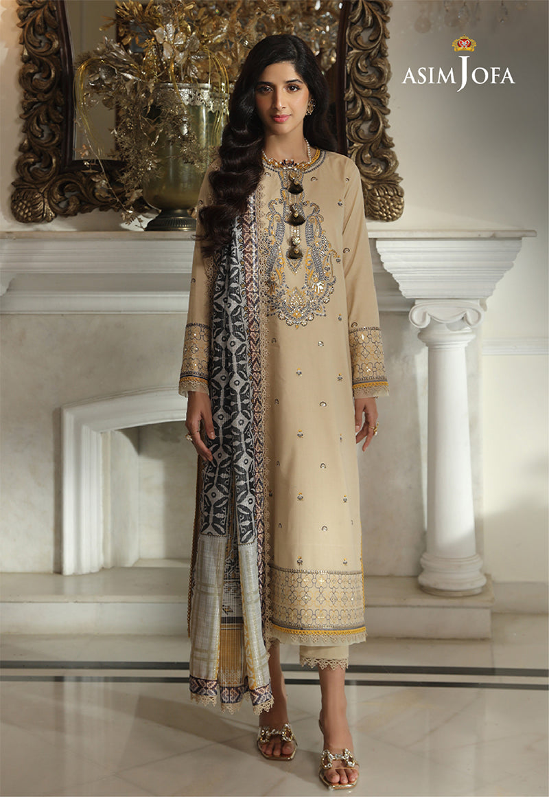 AJAI-14 EMBROIDERED CAMBRIC 3 PCS
