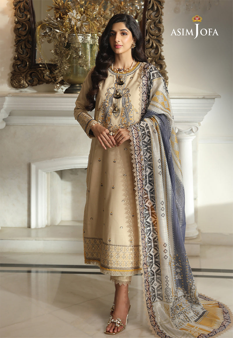AJAI-14 EMBROIDERED CAMBRIC 3 PCS