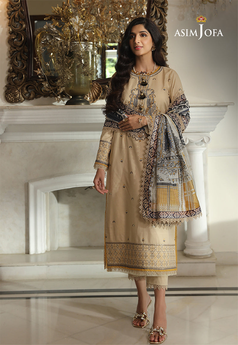 AJAI-14 EMBROIDERED CAMBRIC 3 PCS