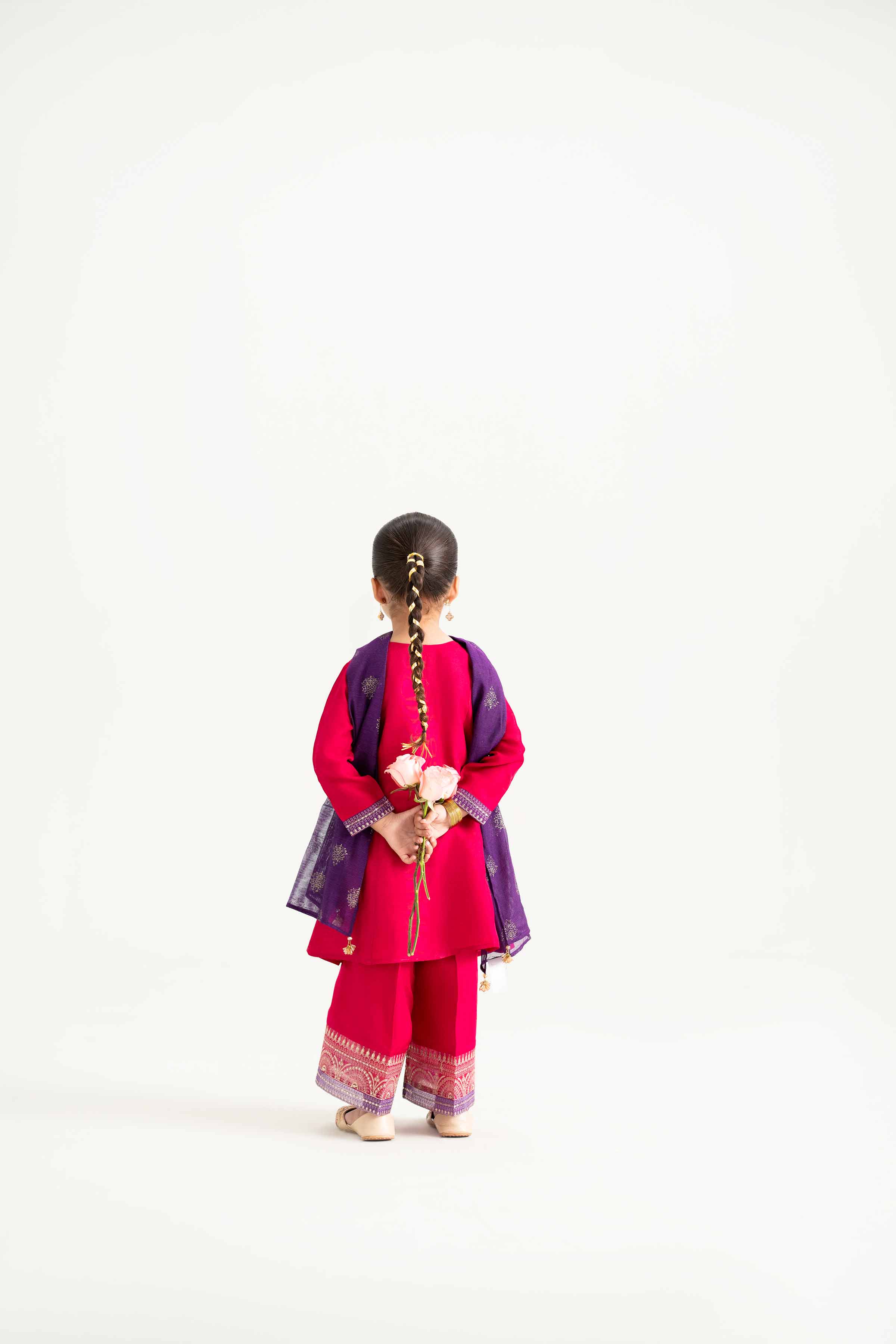 3 Piece - Embroidered Suit - PMD25-01 D