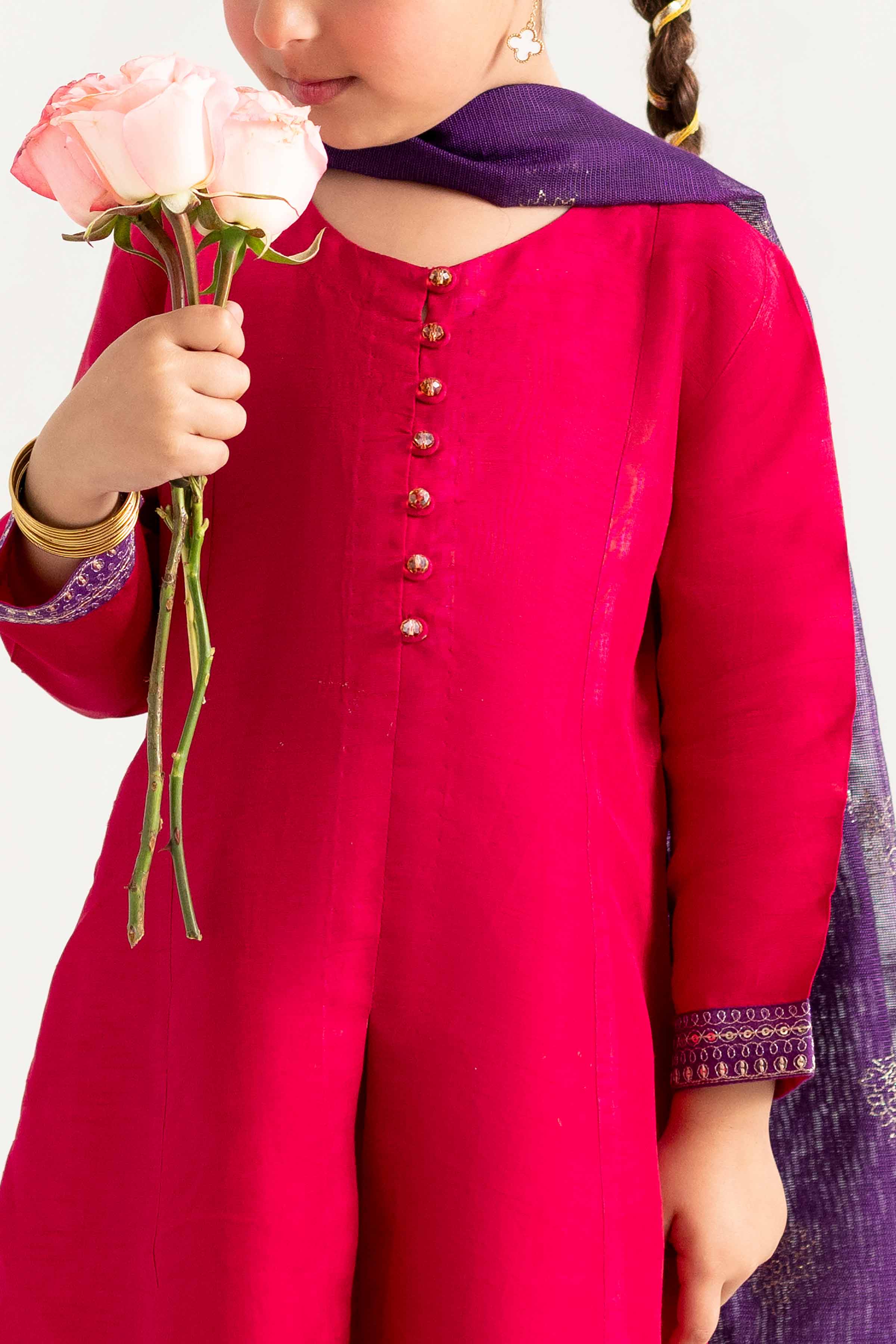 3 Piece - Embroidered Suit - PMD25-01 D