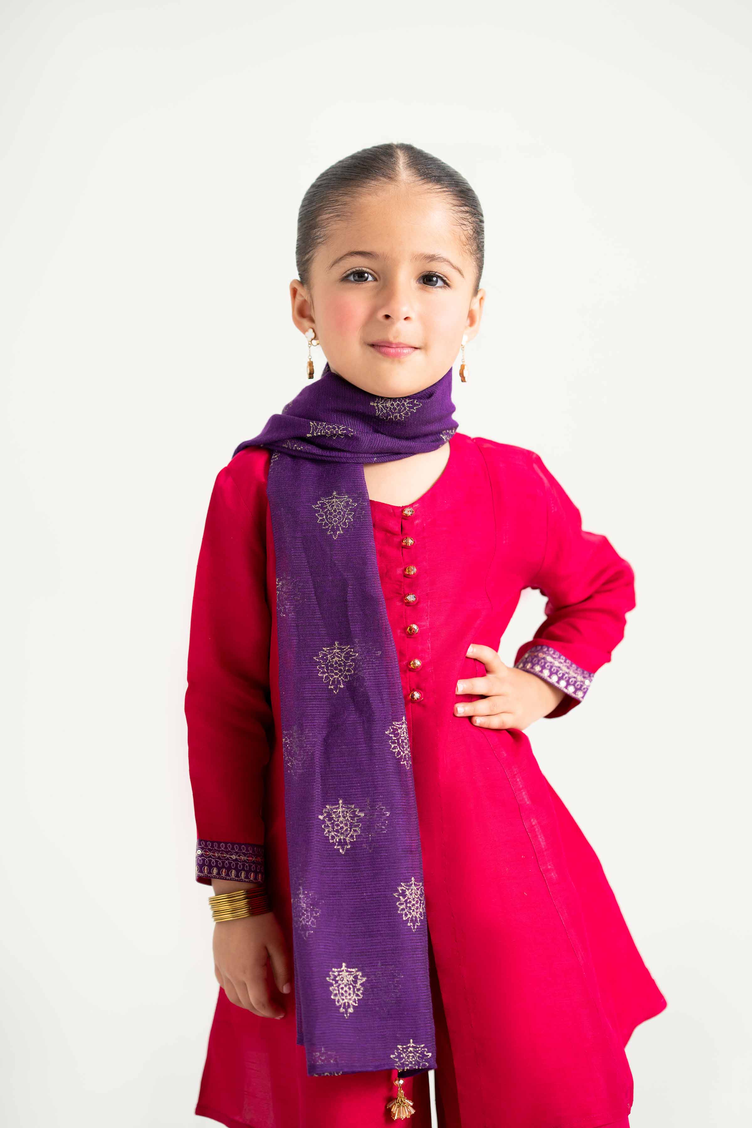 3 Piece - Embroidered Suit - PMD25-01 D