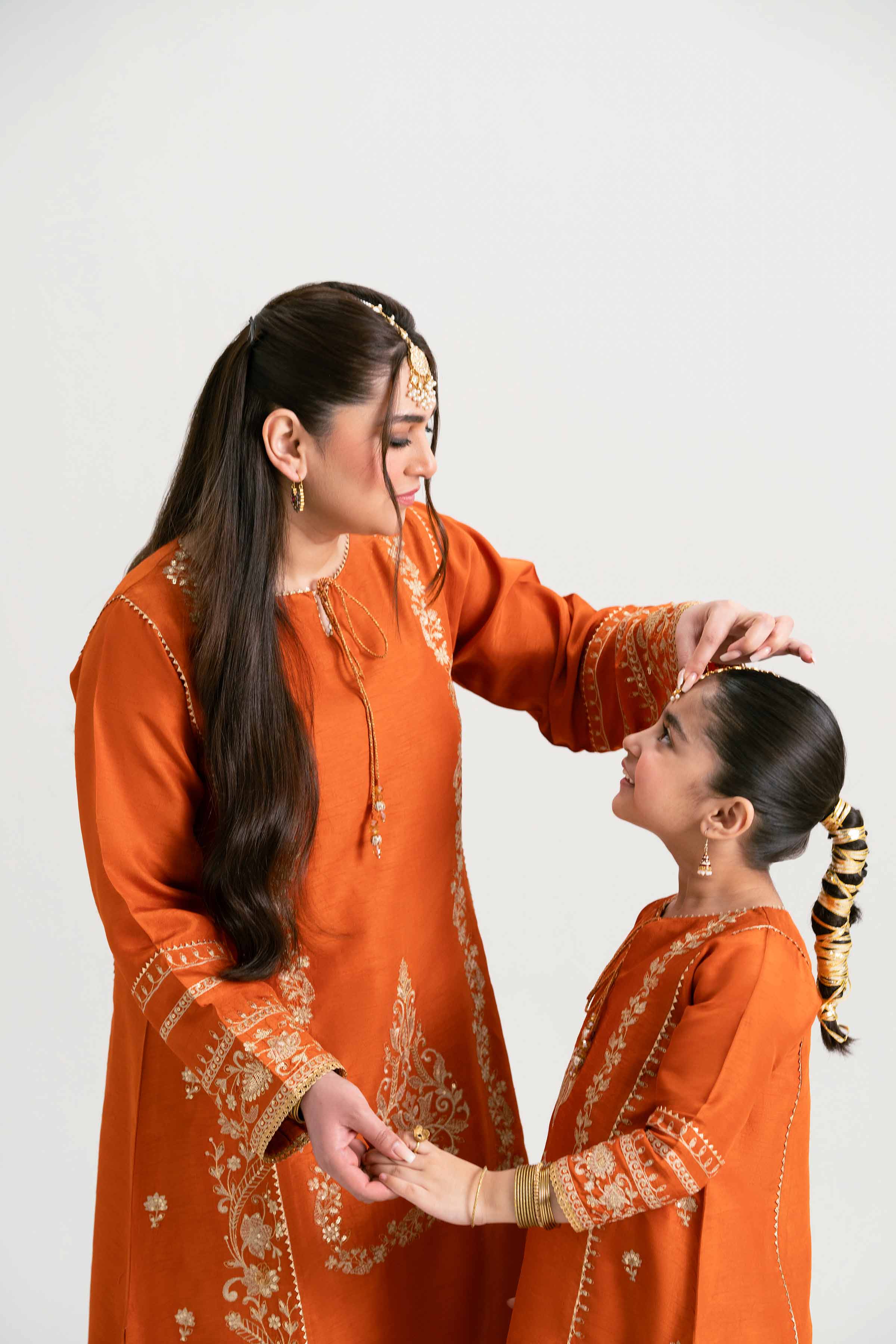 2 Piece - Embroidered Suit - PMD25-11 M