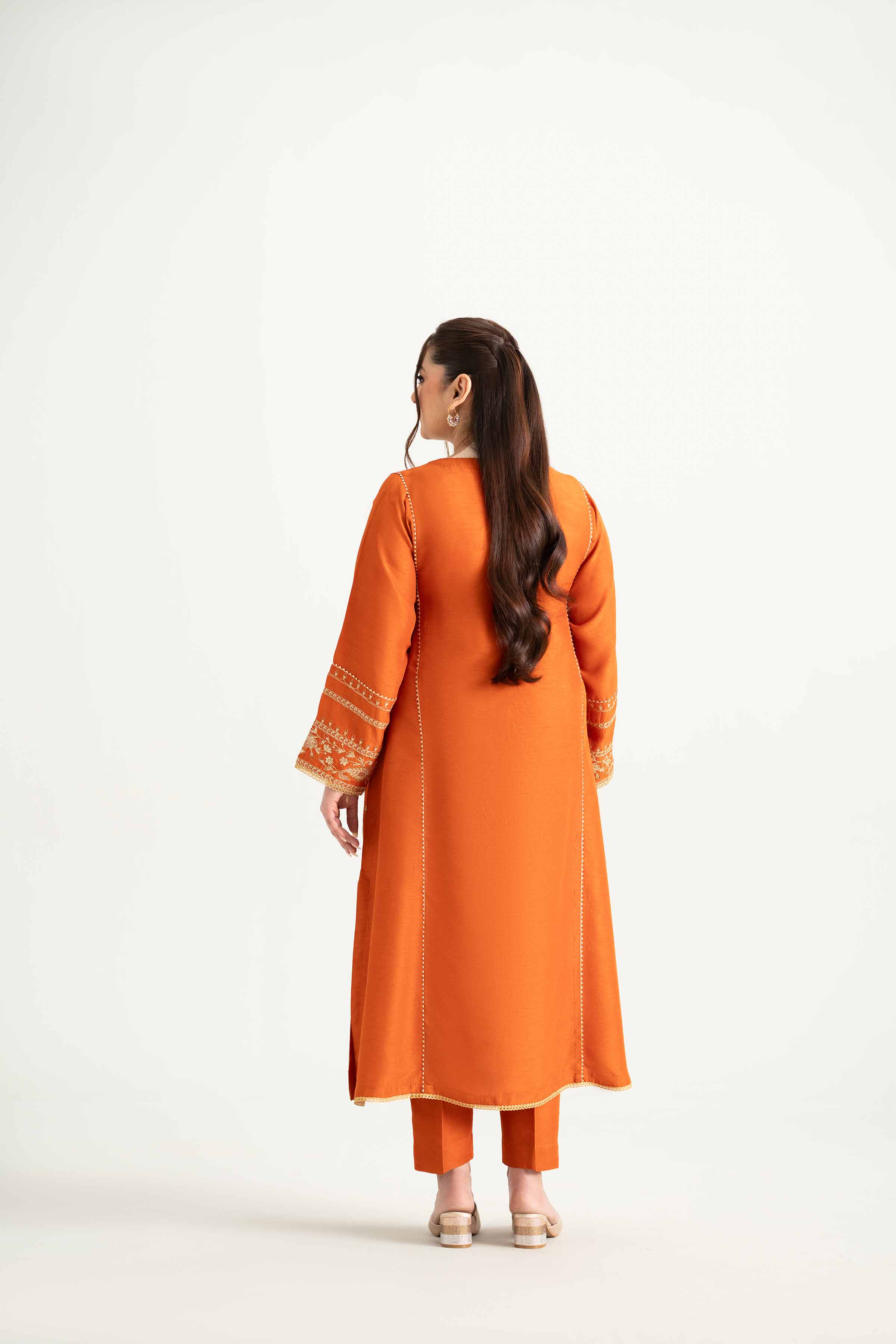 2 Piece - Embroidered Suit - PMD25-11 M