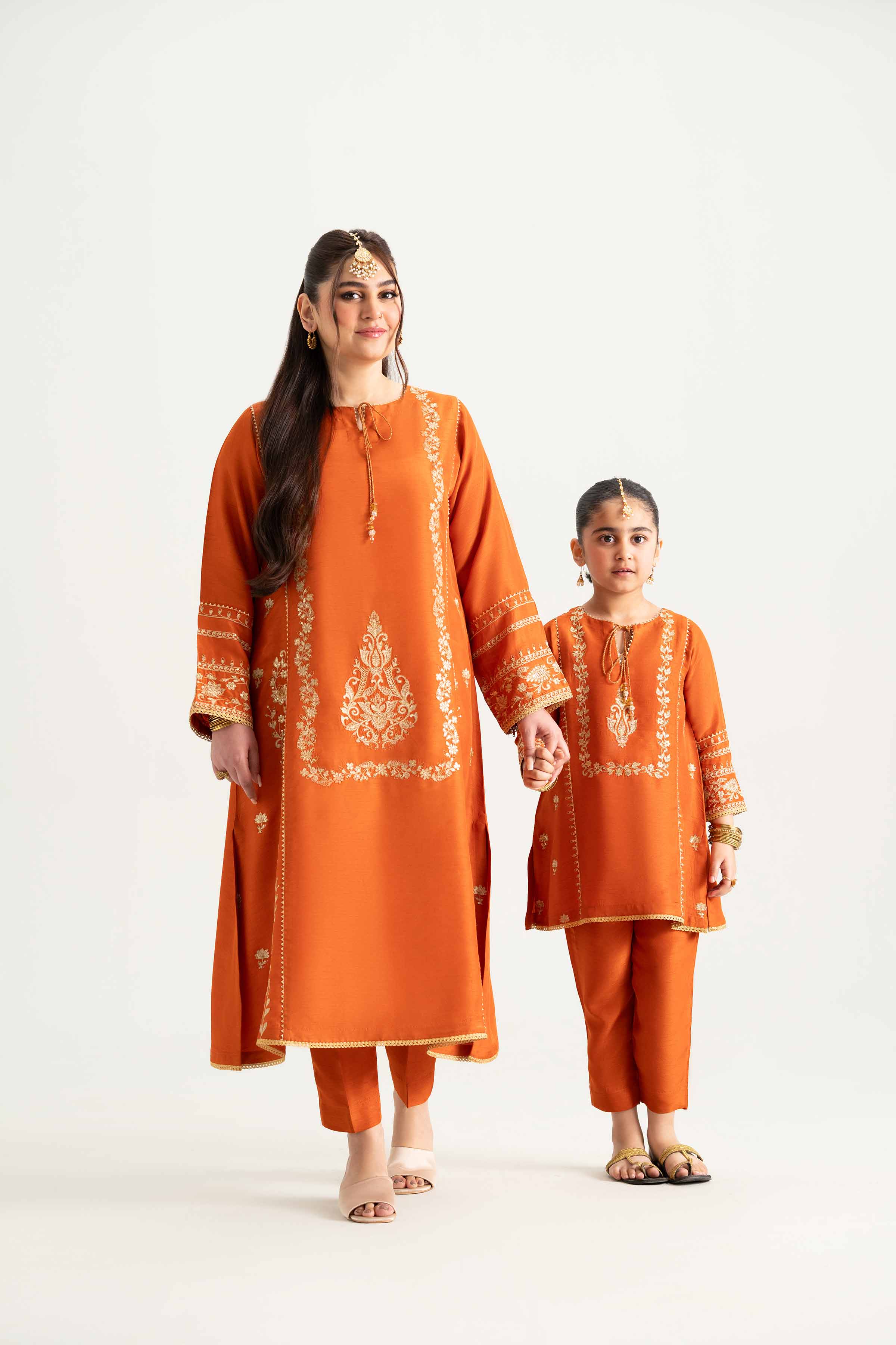 2 Piece - Embroidered Suit - PMD25-11 M
