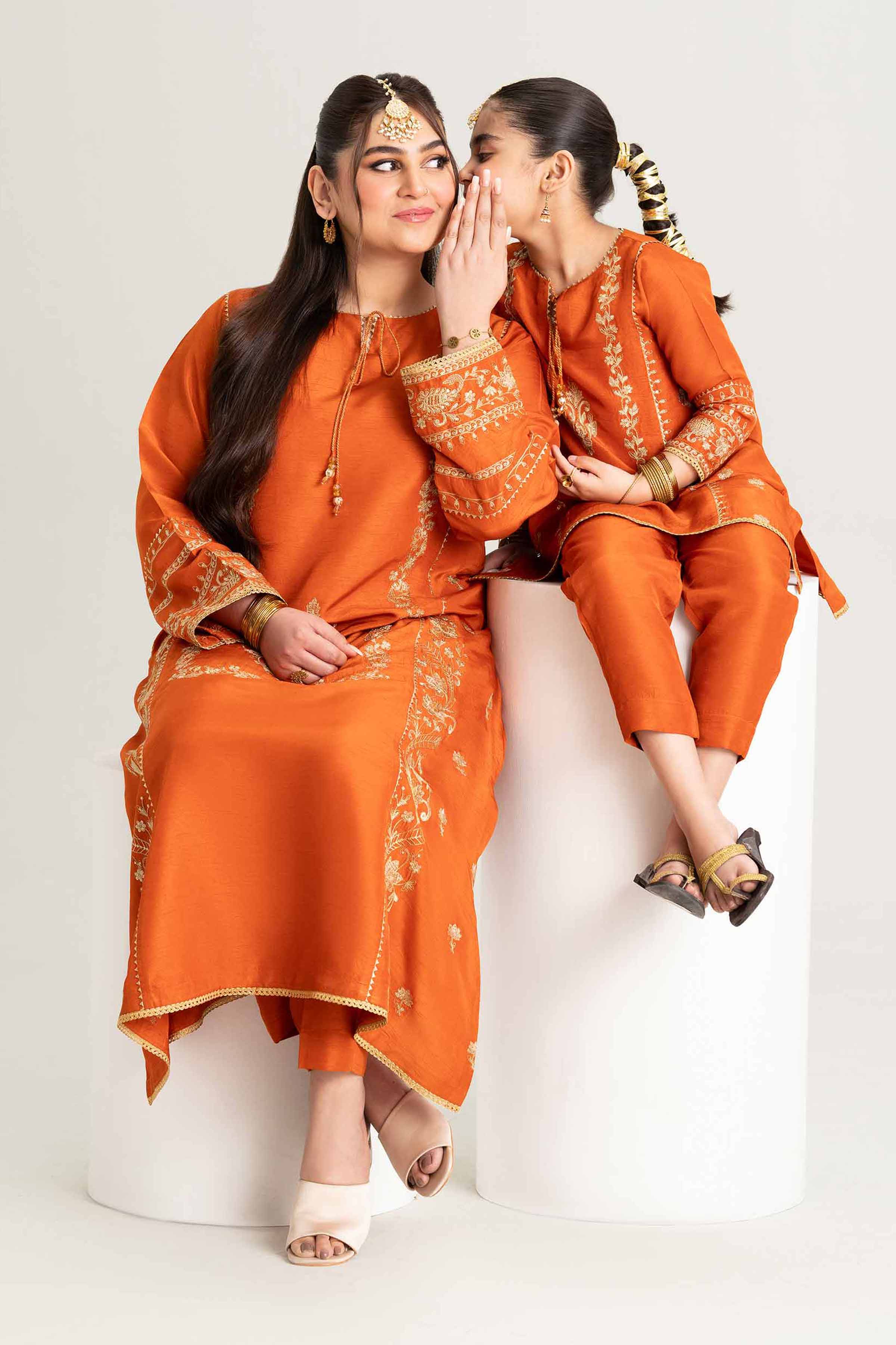 2 Piece - Embroidered Suit - PMD25-11 D