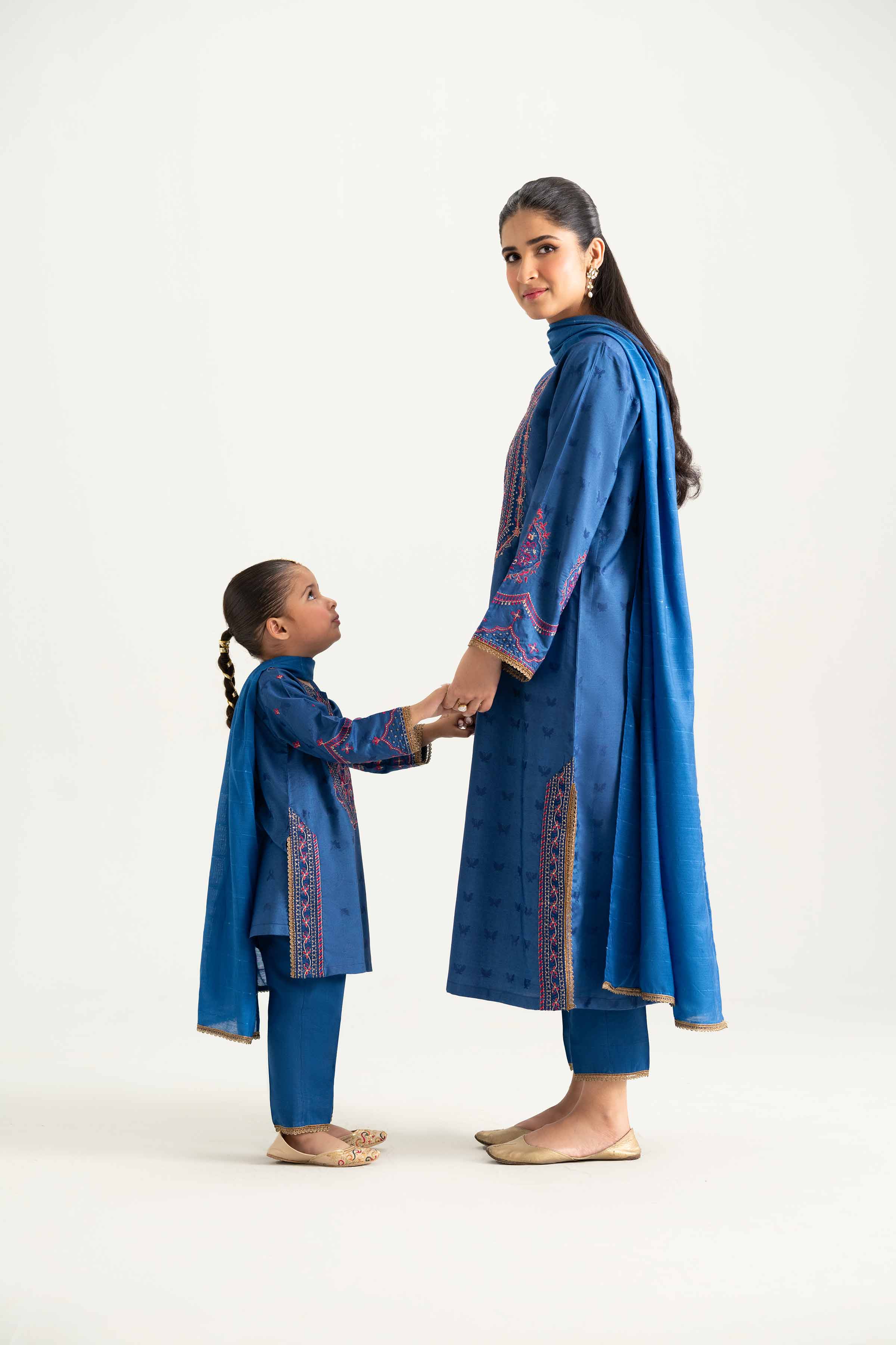 3 Piece - Embroidered Suit - PMD25-16 D