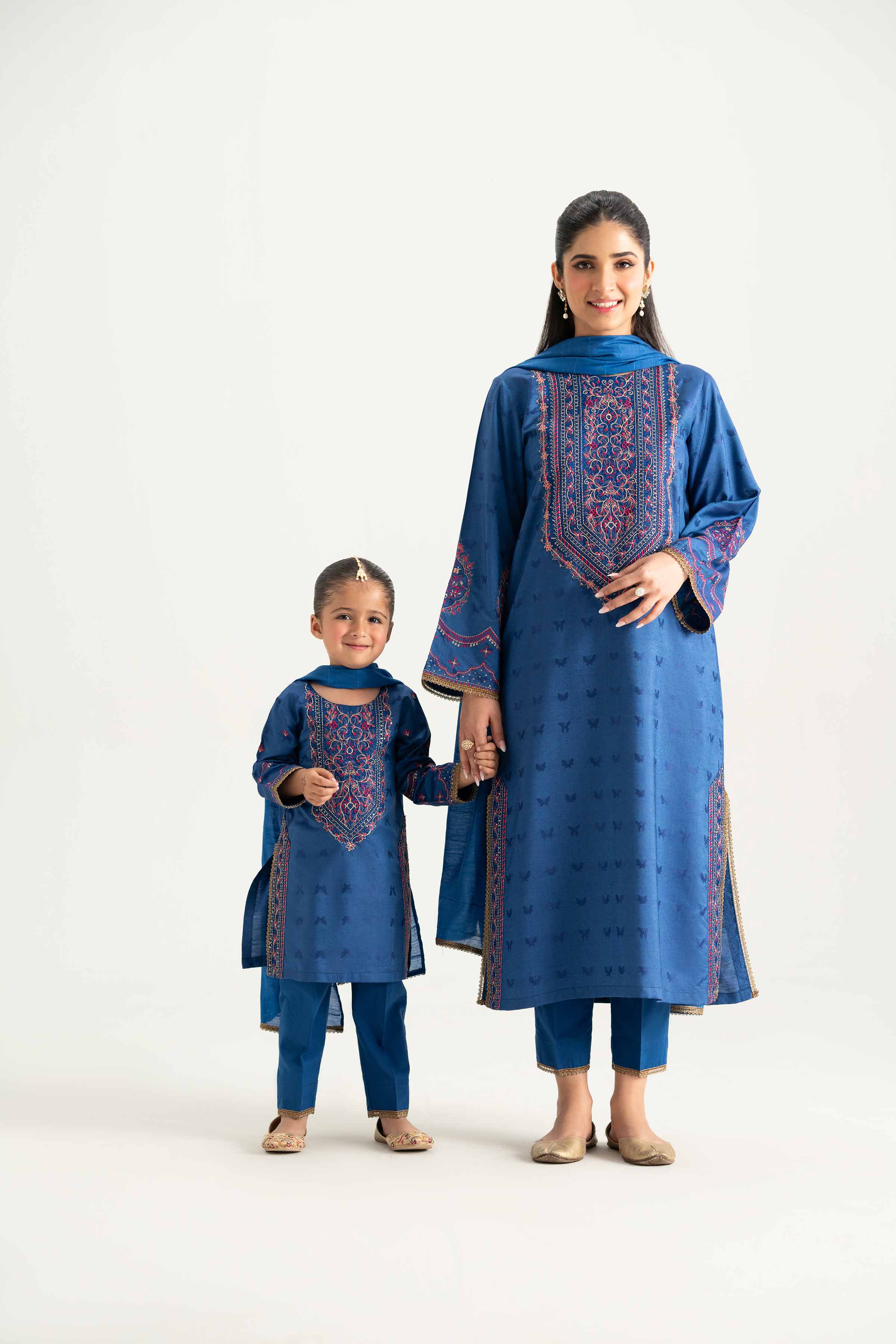 3 Piece - Embroidered Suit - PMD25-16 D