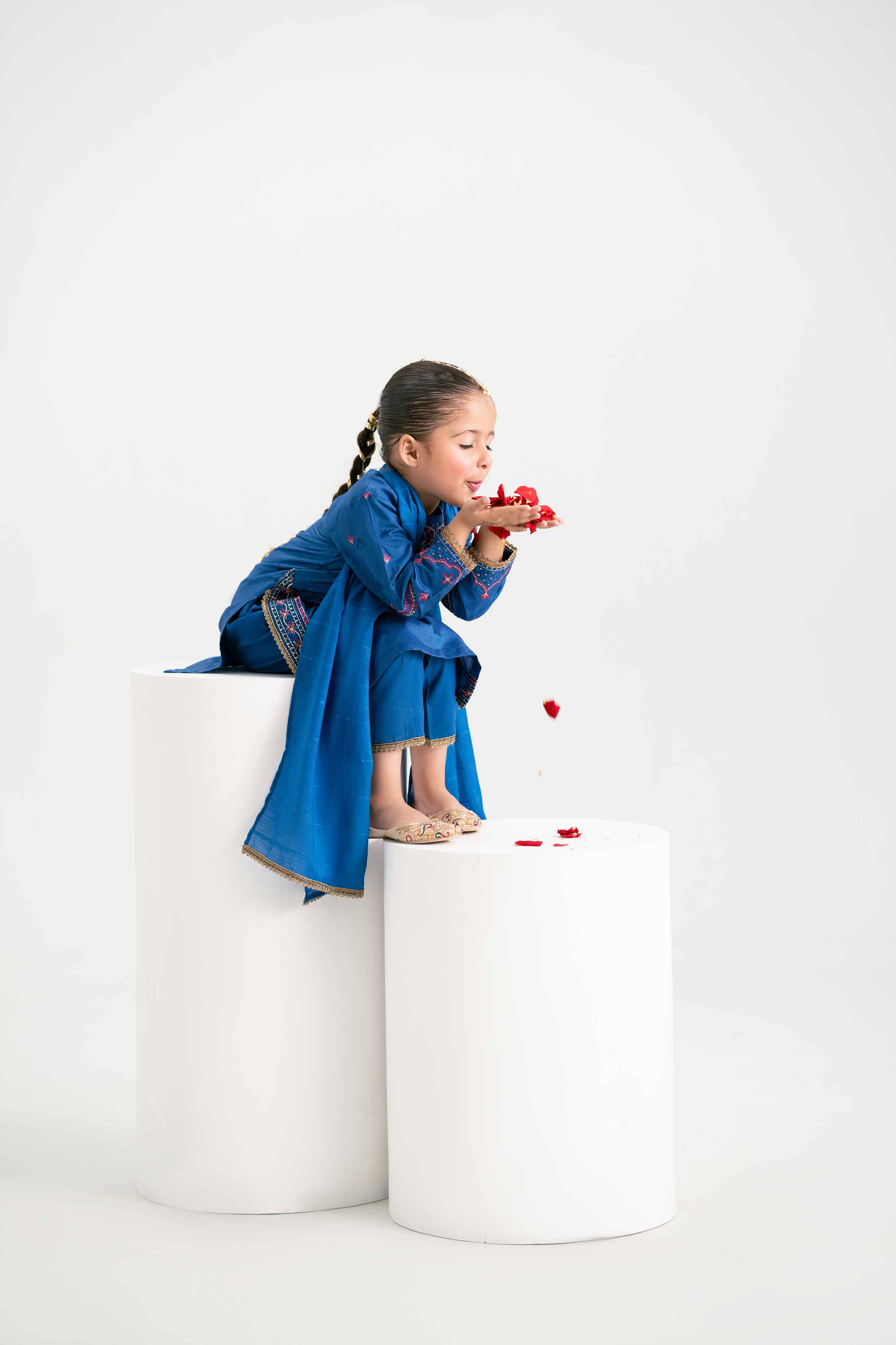 3 Piece - Embroidered Suit - PMD25-16 D