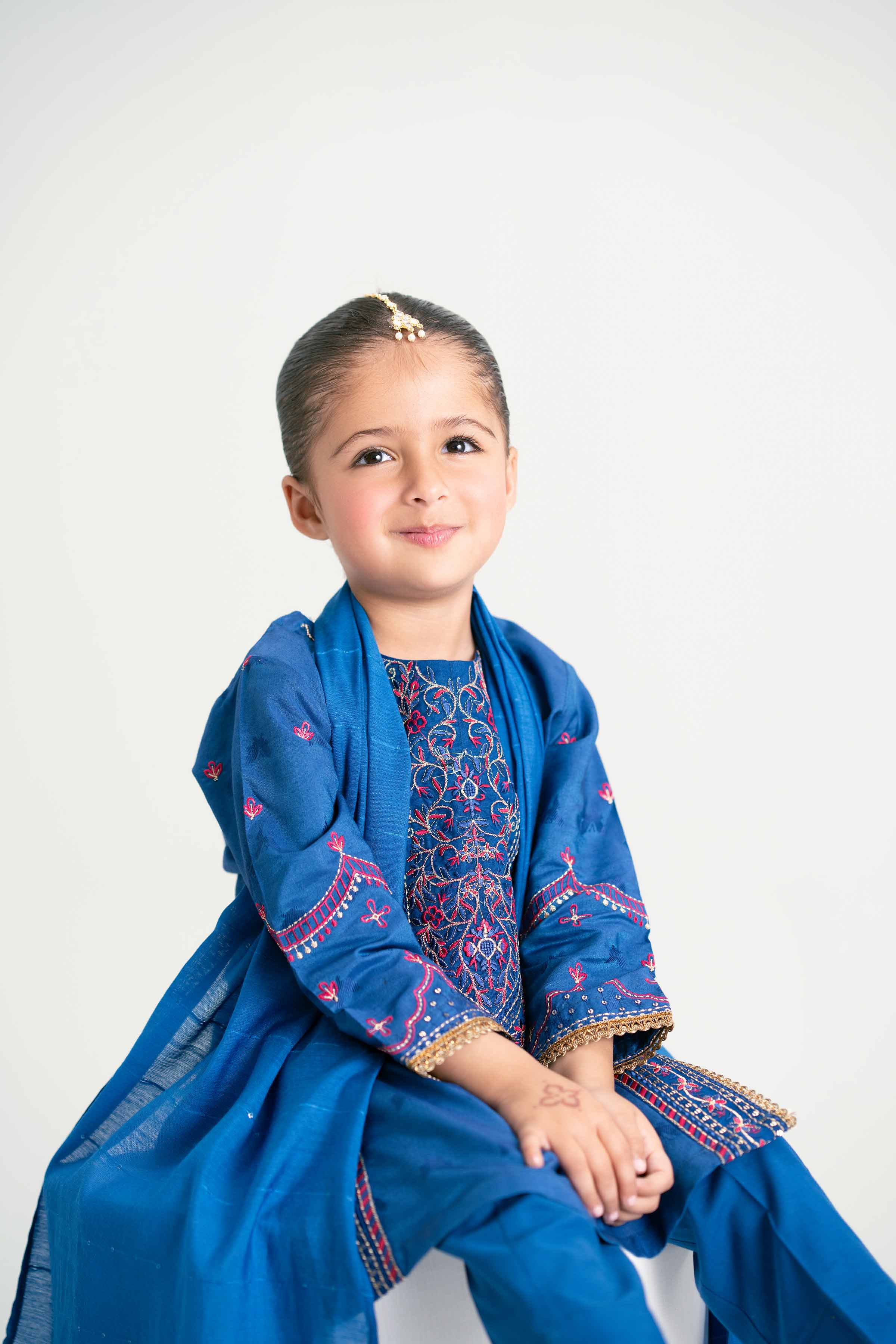 3 Piece - Embroidered Suit - PMD25-16 D