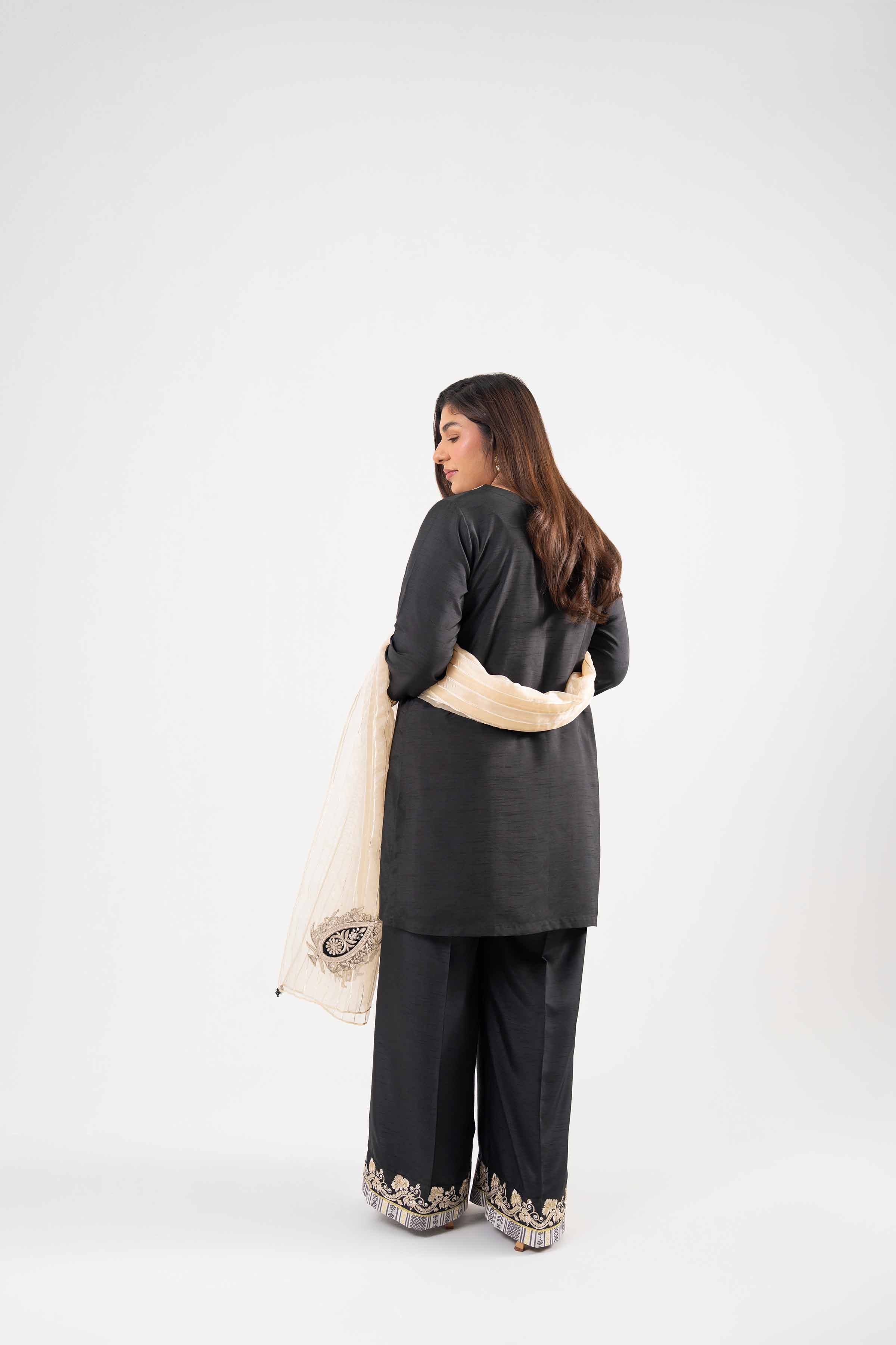 3 Piece - Embroidered Suit - PMD25-17 M