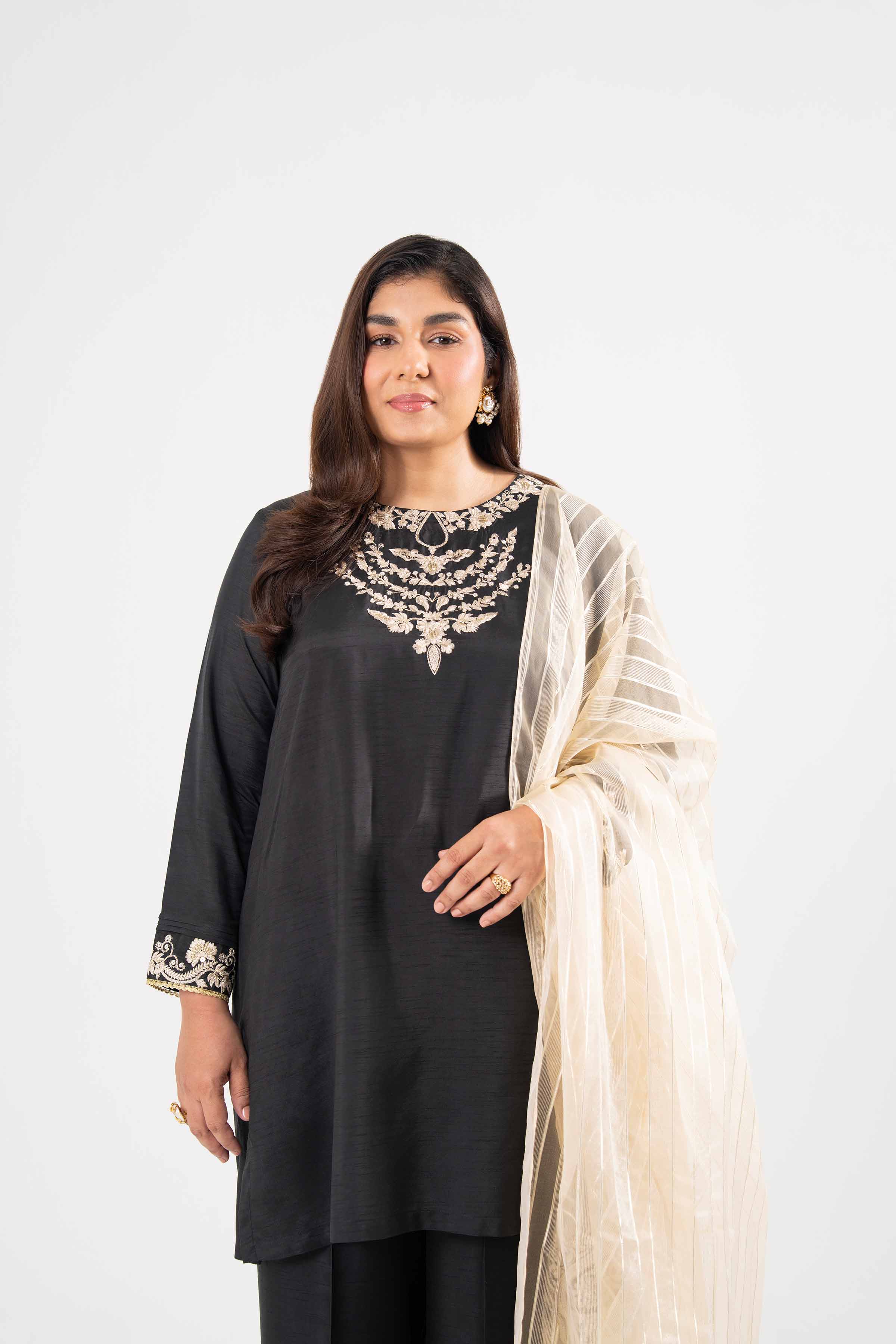 3 Piece - Embroidered Suit - PMD25-17 M