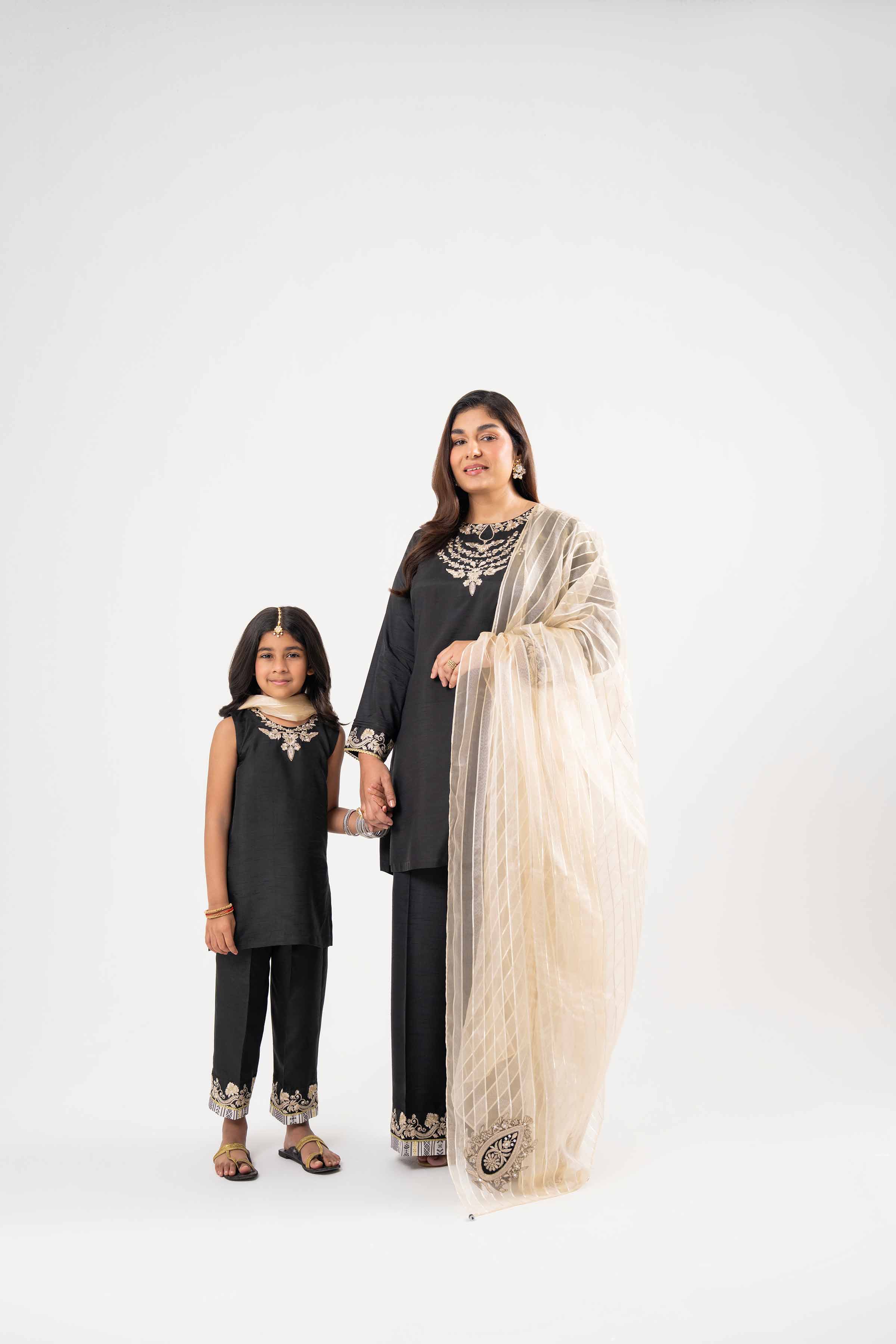 3 Piece - Embroidered Suit - PMD25-17 D