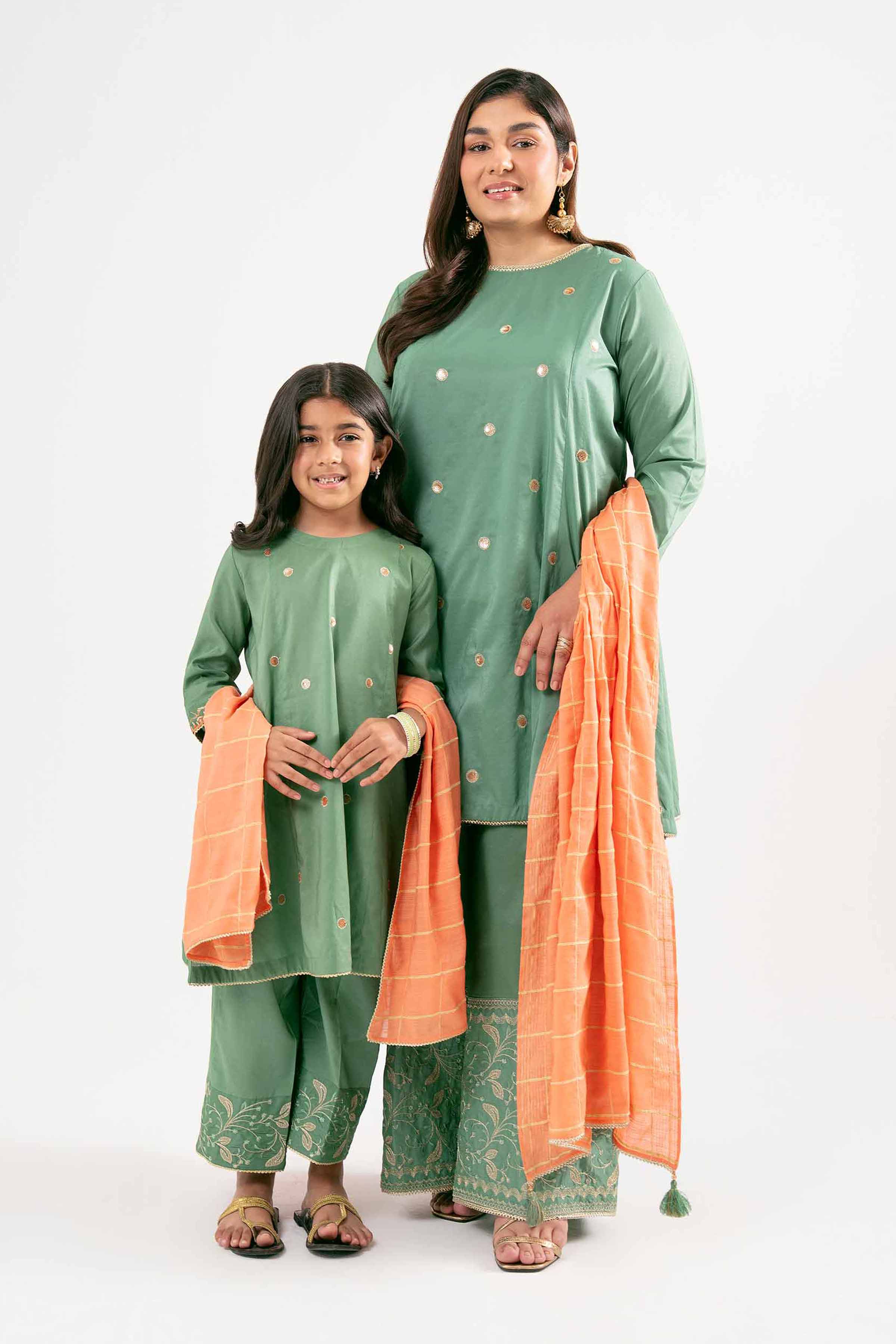 3 Piece - Embroidered Suit - PMD25-19 M