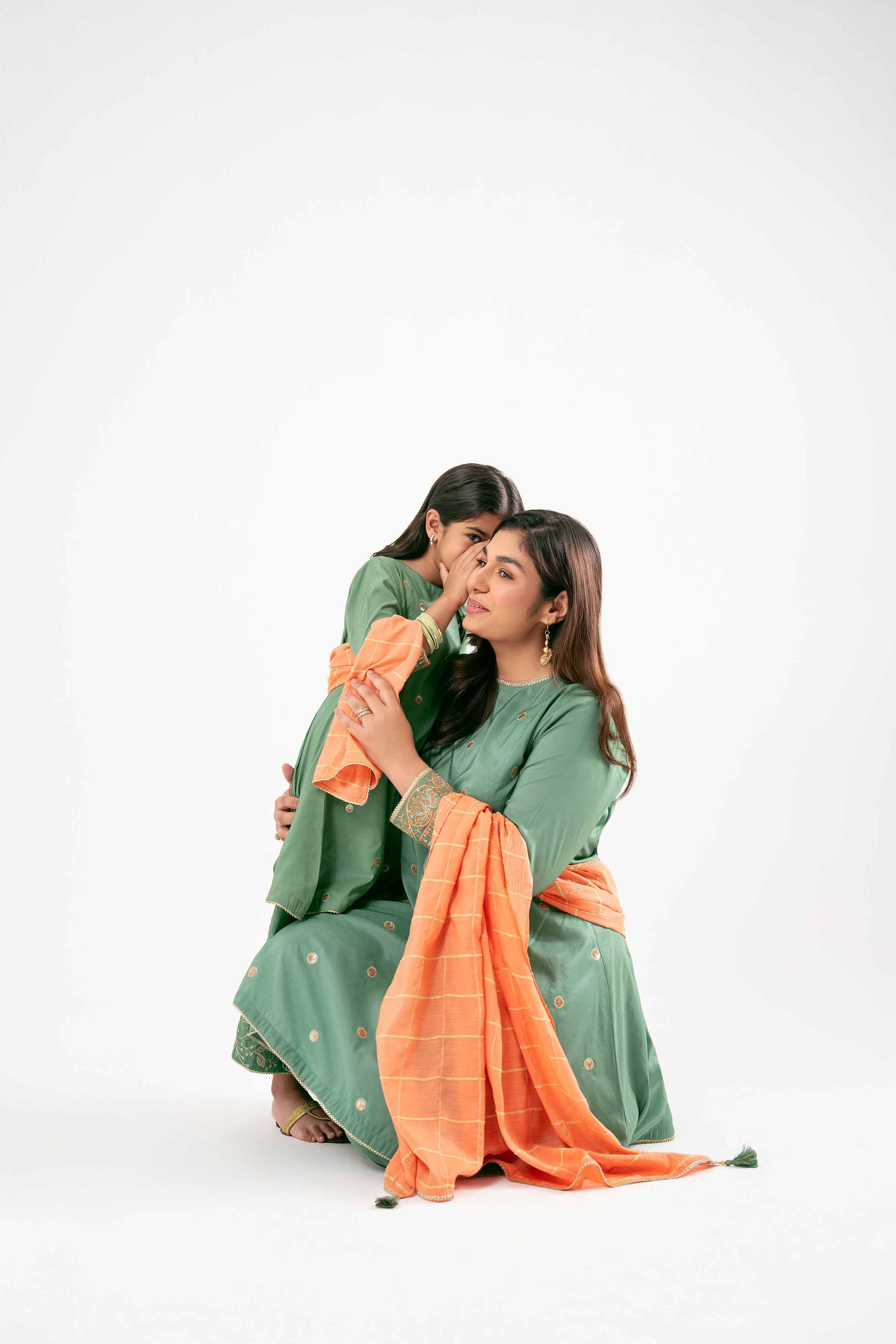 3 Piece - Embroidered Suit - PMD25-19 D